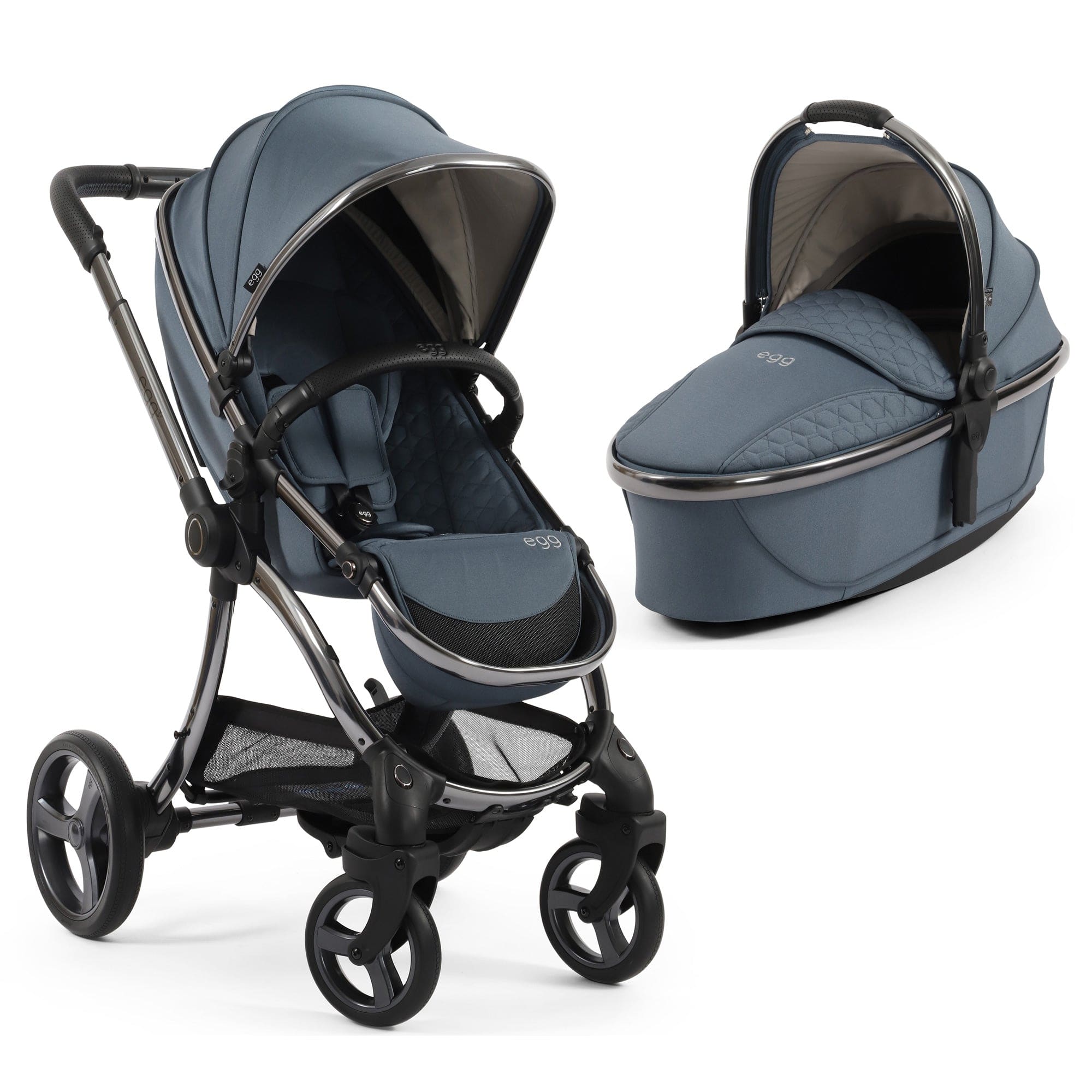 egg baby prams egg3 Pram Bundle - Topaz 18104-TOP