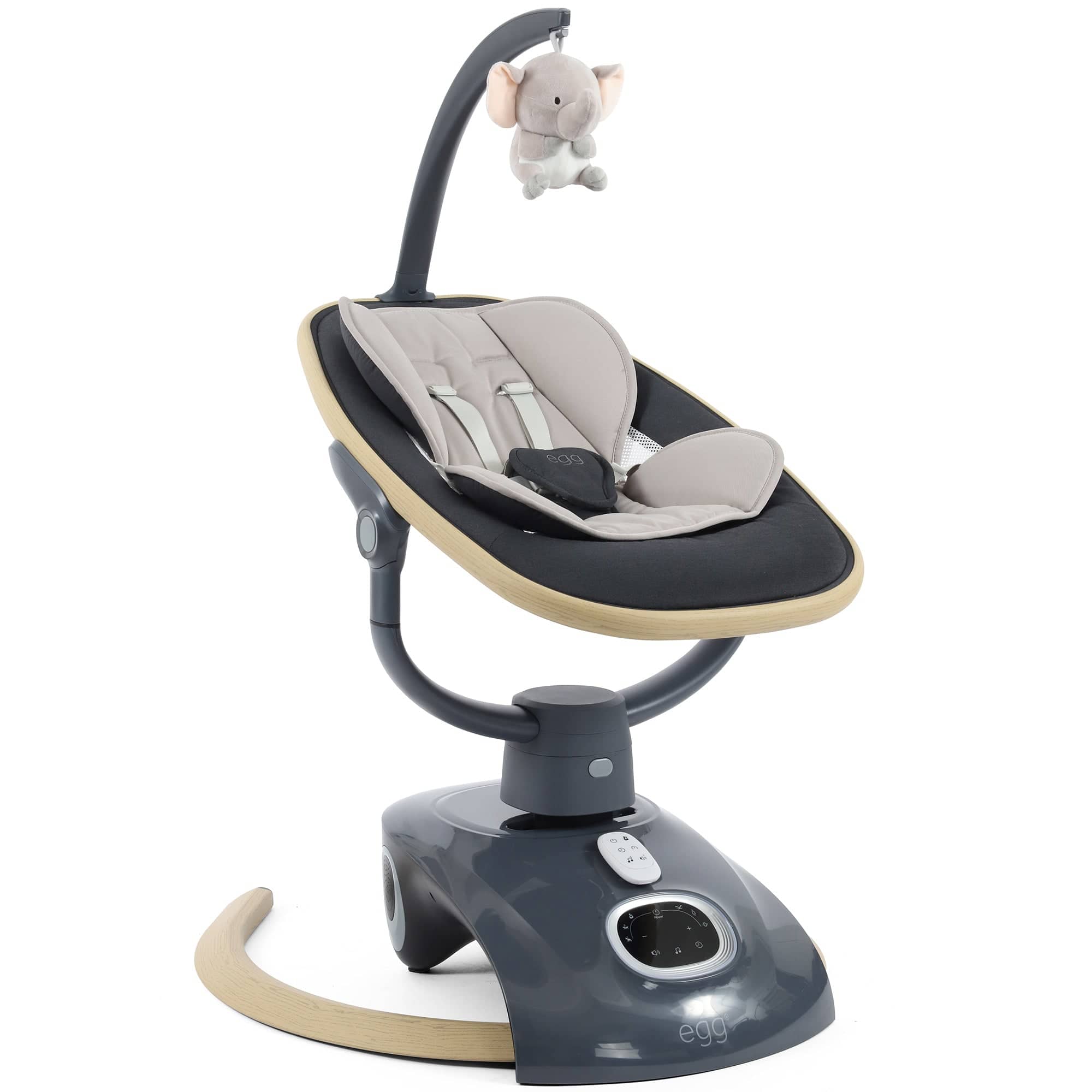 egg rocking bouncing cradles egg Smart Motion Rocker - Carbonite EMRCR