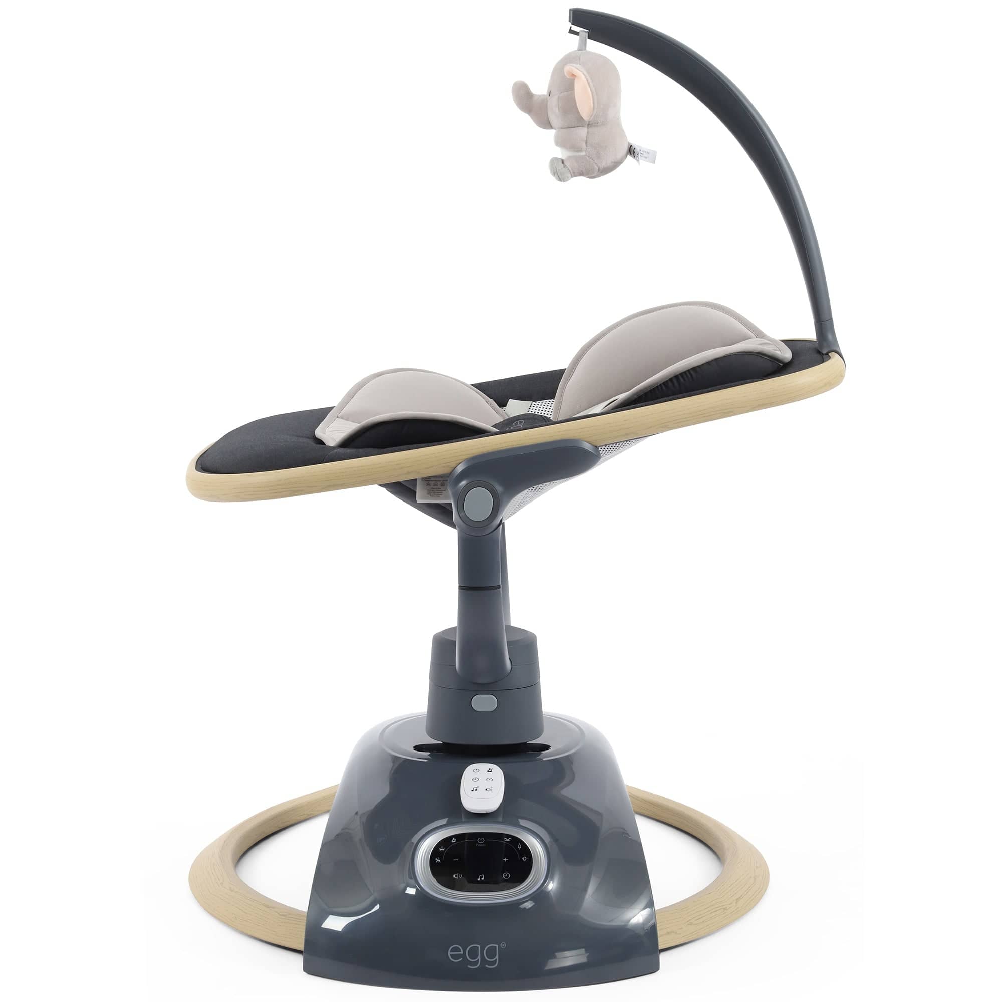 egg rocking bouncing cradles egg Smart Motion Rocker - Carbonite EMRCR