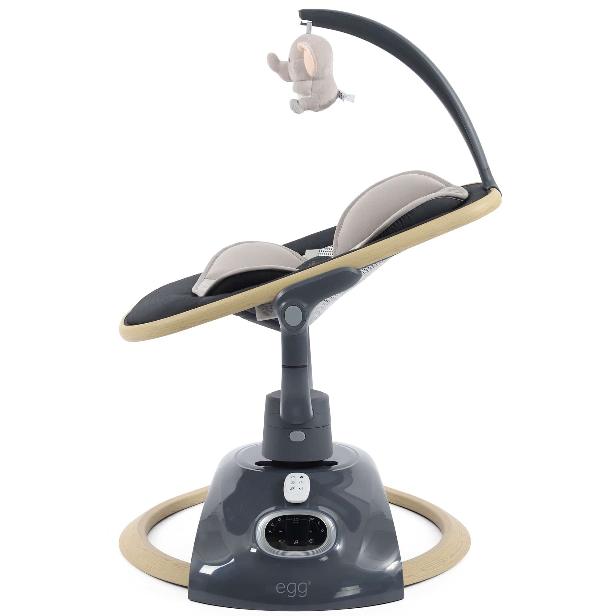 egg rocking bouncing cradles egg Smart Motion Rocker - Carbonite EMRCR