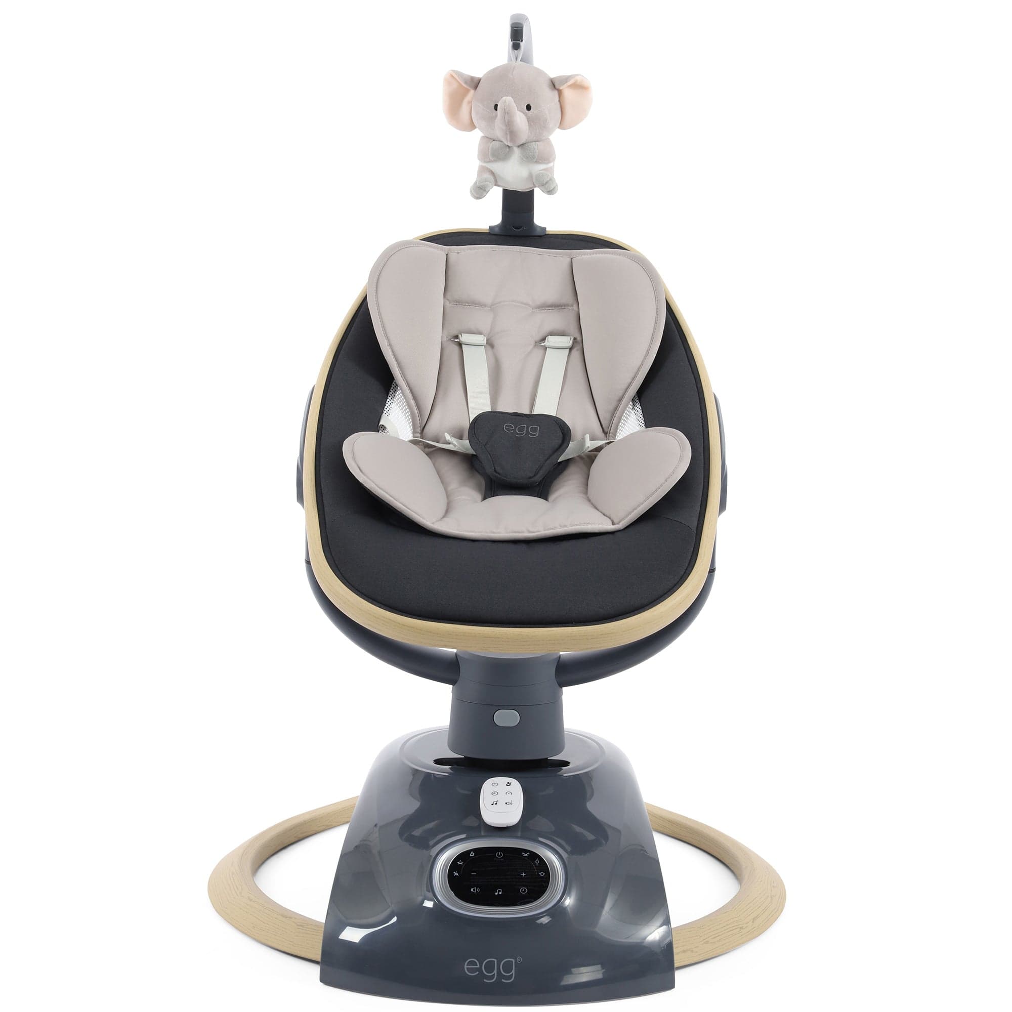 egg rocking bouncing cradles egg Smart Motion Rocker - Carbonite EMRCR