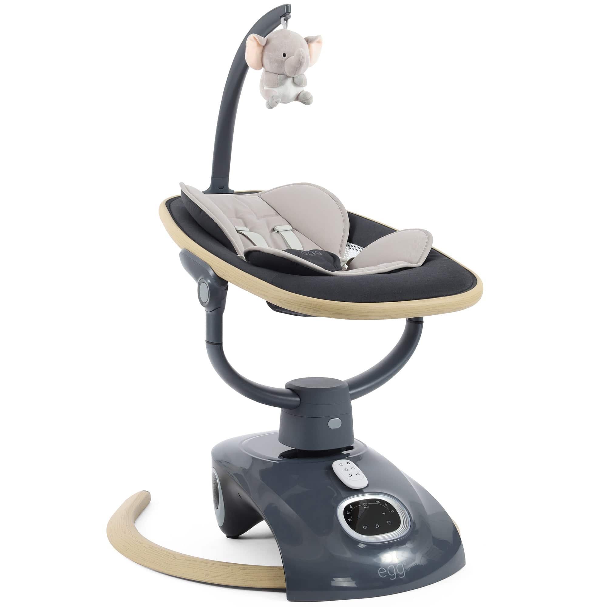 egg rocking bouncing cradles egg Smart Motion Rocker - Carbonite EMRCR