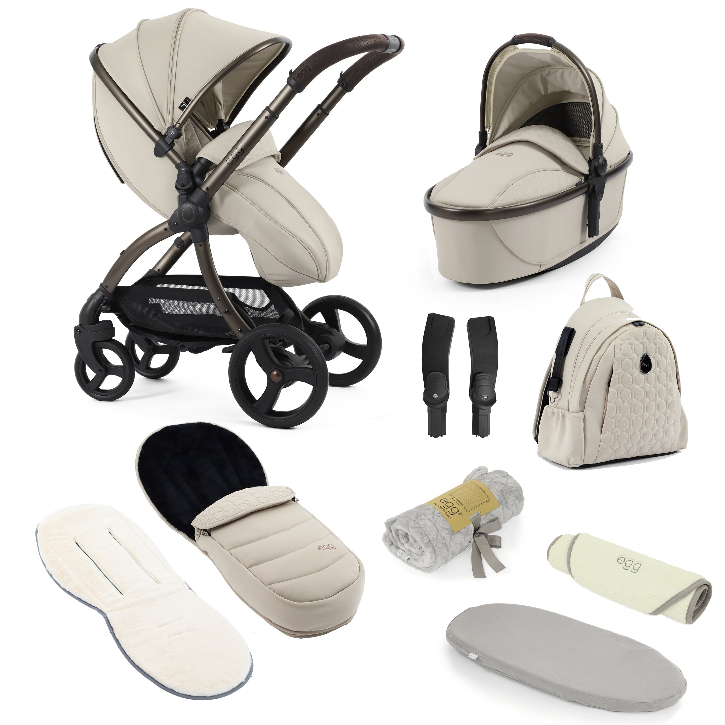 egg travel systems egg3 Snuggle Package - Cashmere 18098-SNUG-CAS