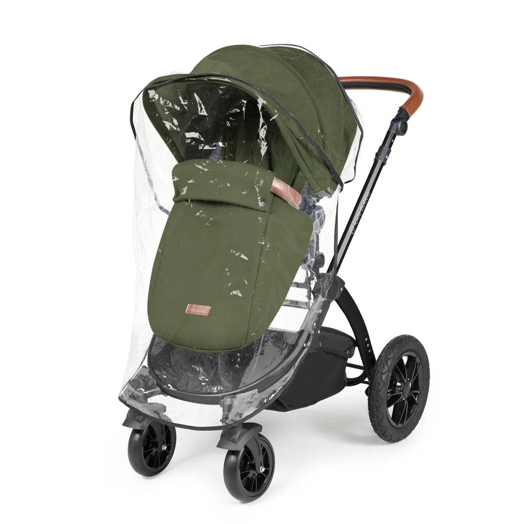 Ickle Bubba travel systems Ickle Bubba Stomp Luxe All-in-One Travel System with Isofix Base - Black/Woodland/Tan 10-011-300-137