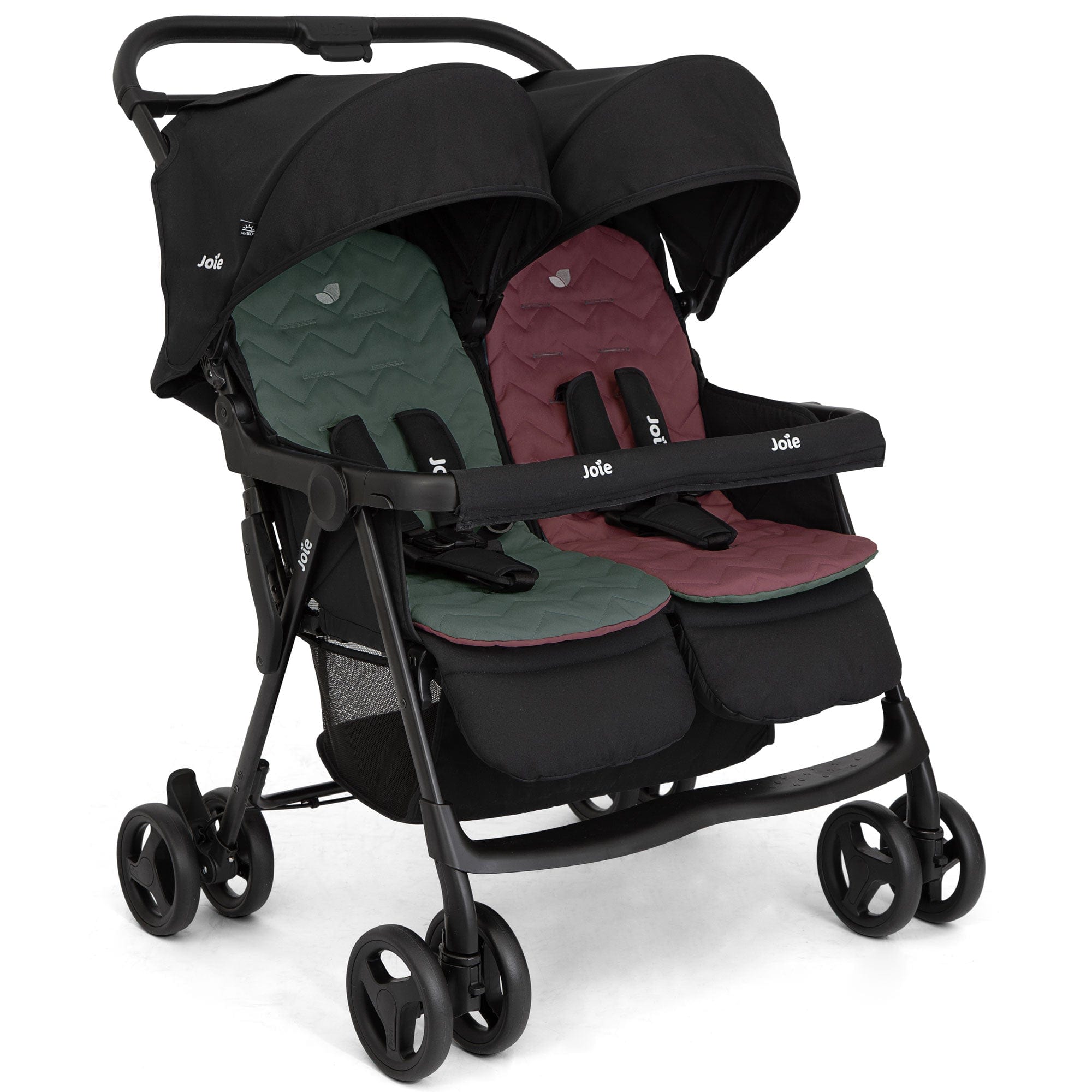 Joie double buggies Joie Aire Twin Double Pushchair Shale S1217BASHA000