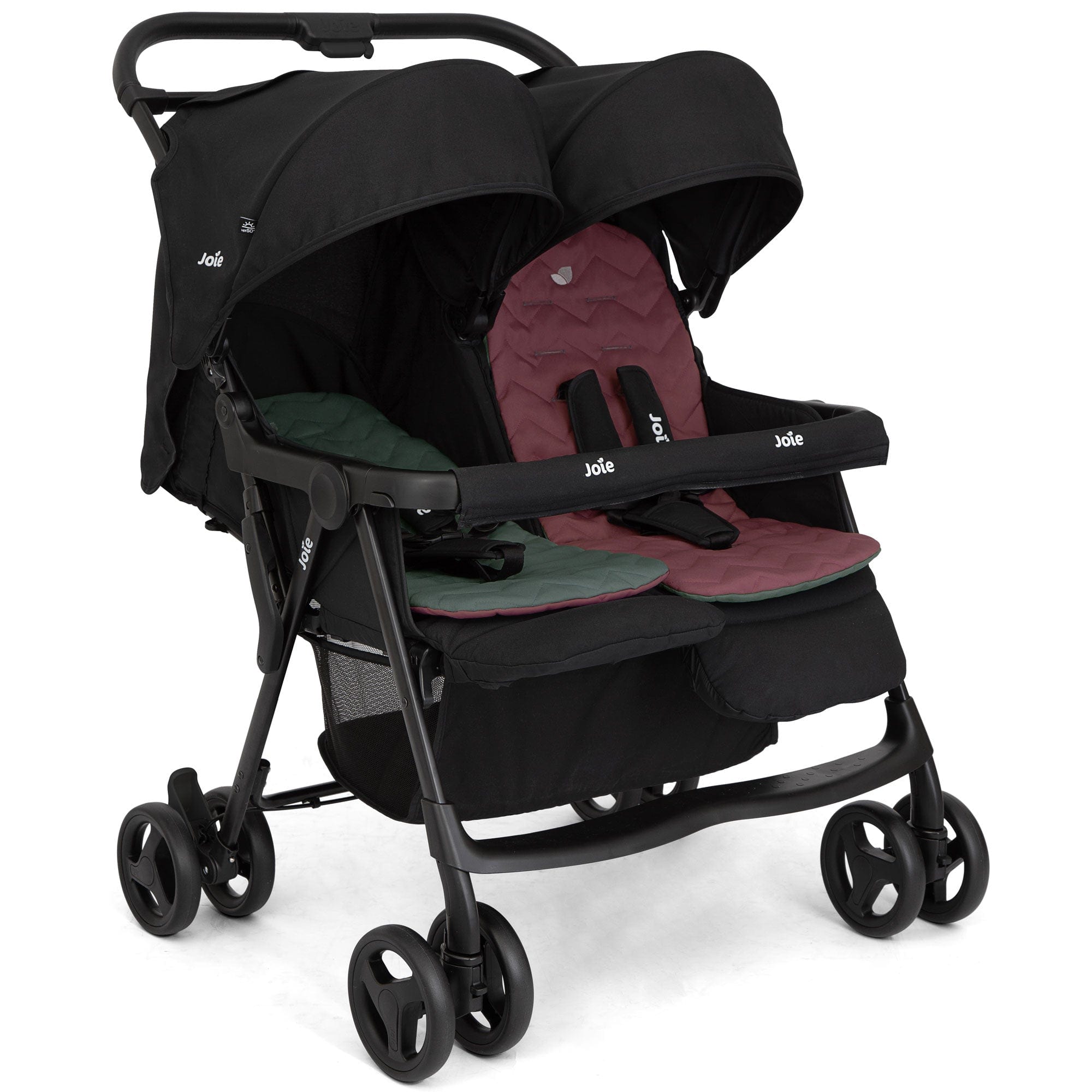 Joie double buggies Joie Aire Twin Double Pushchair Shale S1217BASHA000