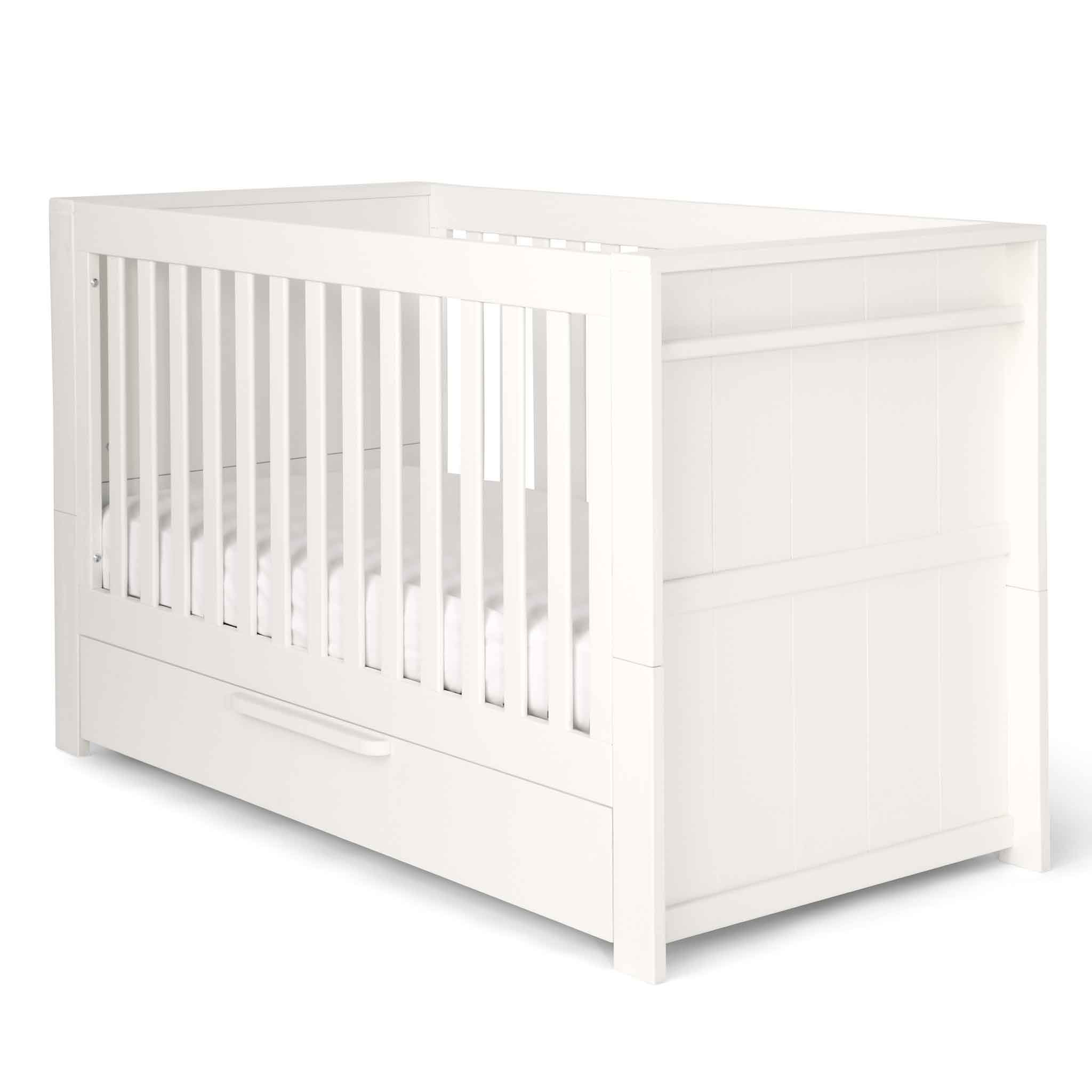 Mamas & Papas Franklin 2 Piece Cot Bed Roomset White Wash