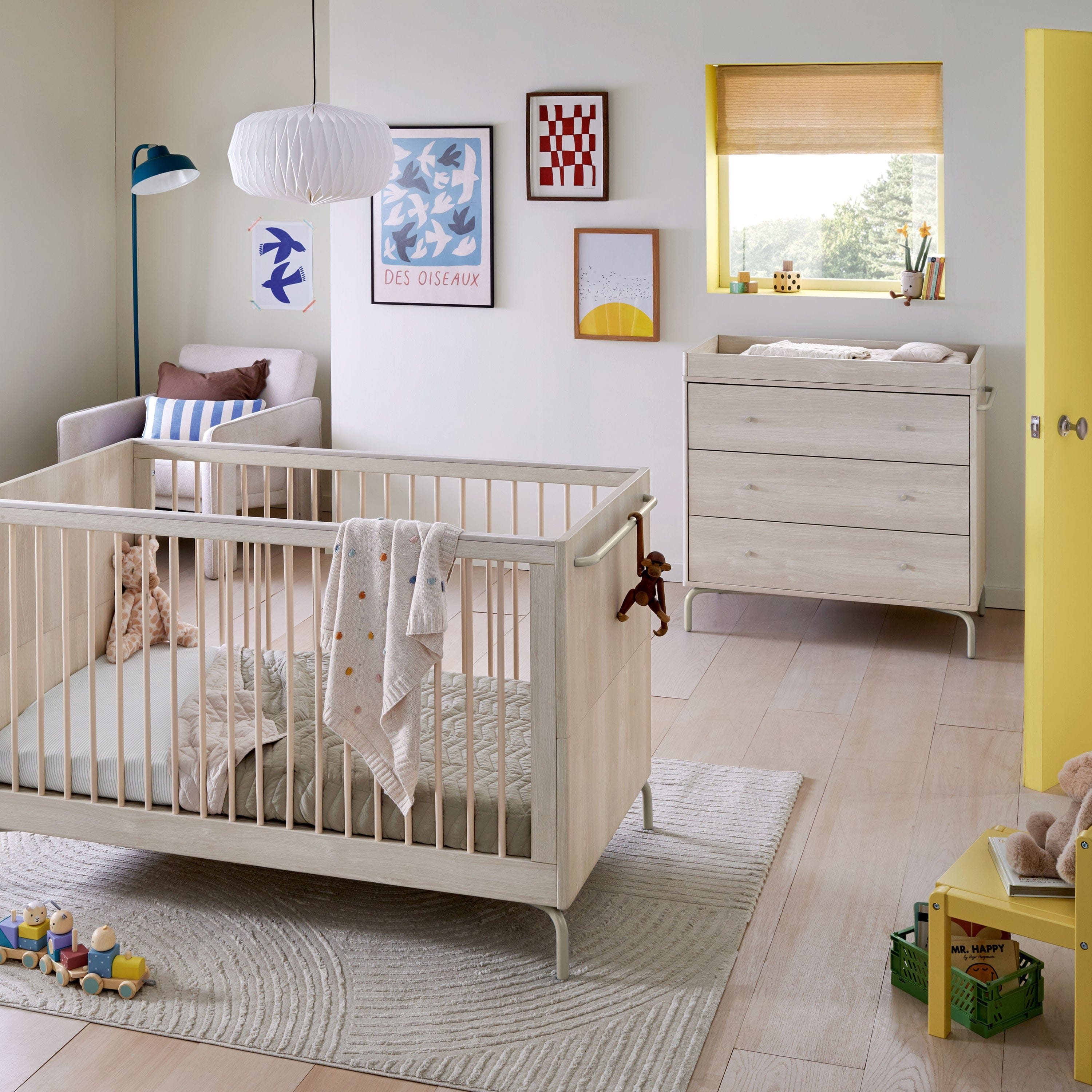 Mamas & Papas cot bed room sets Mamas & Papas Kinlay 2 Piece Roomset - Parchment