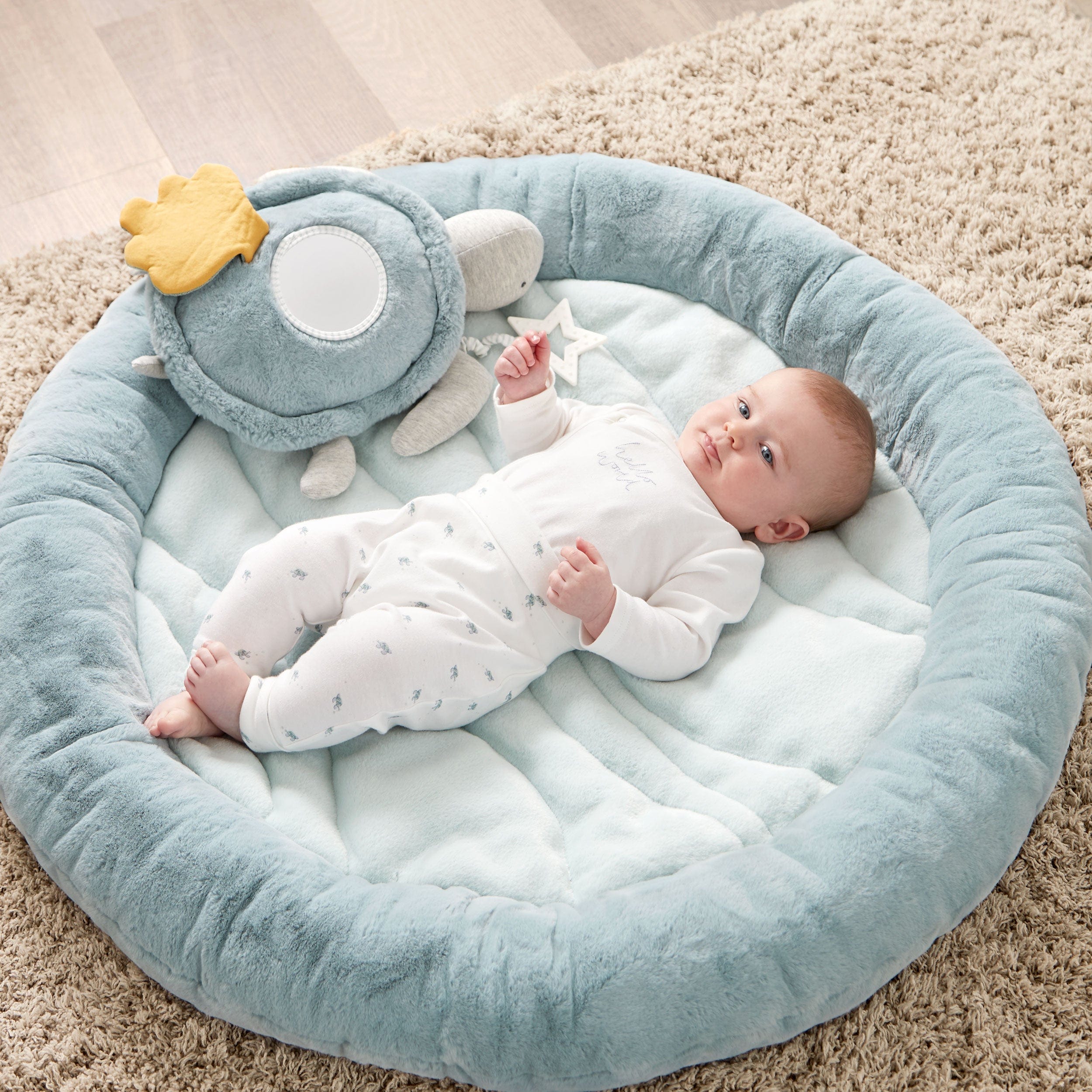 Mamas & Papas playmats & gyms Mamas & Papas Welcome to the World Playmat- Blue 7736MC101