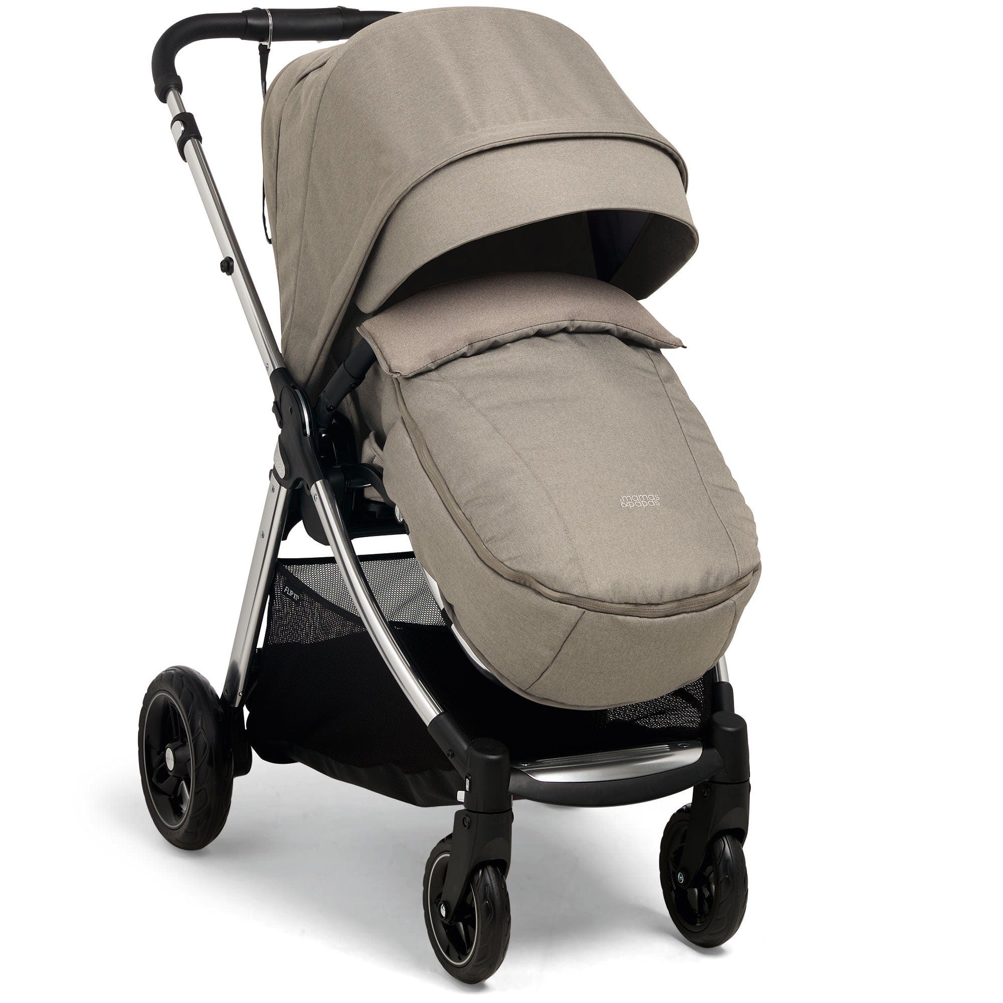 Mamas Papas Flip XT 8 Piece Essentials Bundle with Car Seat Fawn