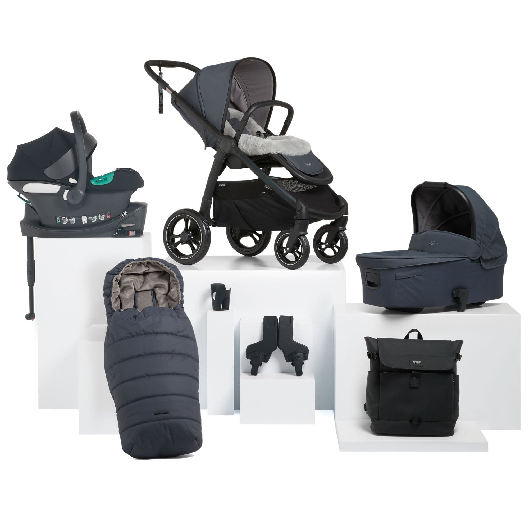 Mamas & Papas travel systems Mamas & Papas Ocarro 9 Piece Cybex Travel System in Transcend 85451TC00-ATO