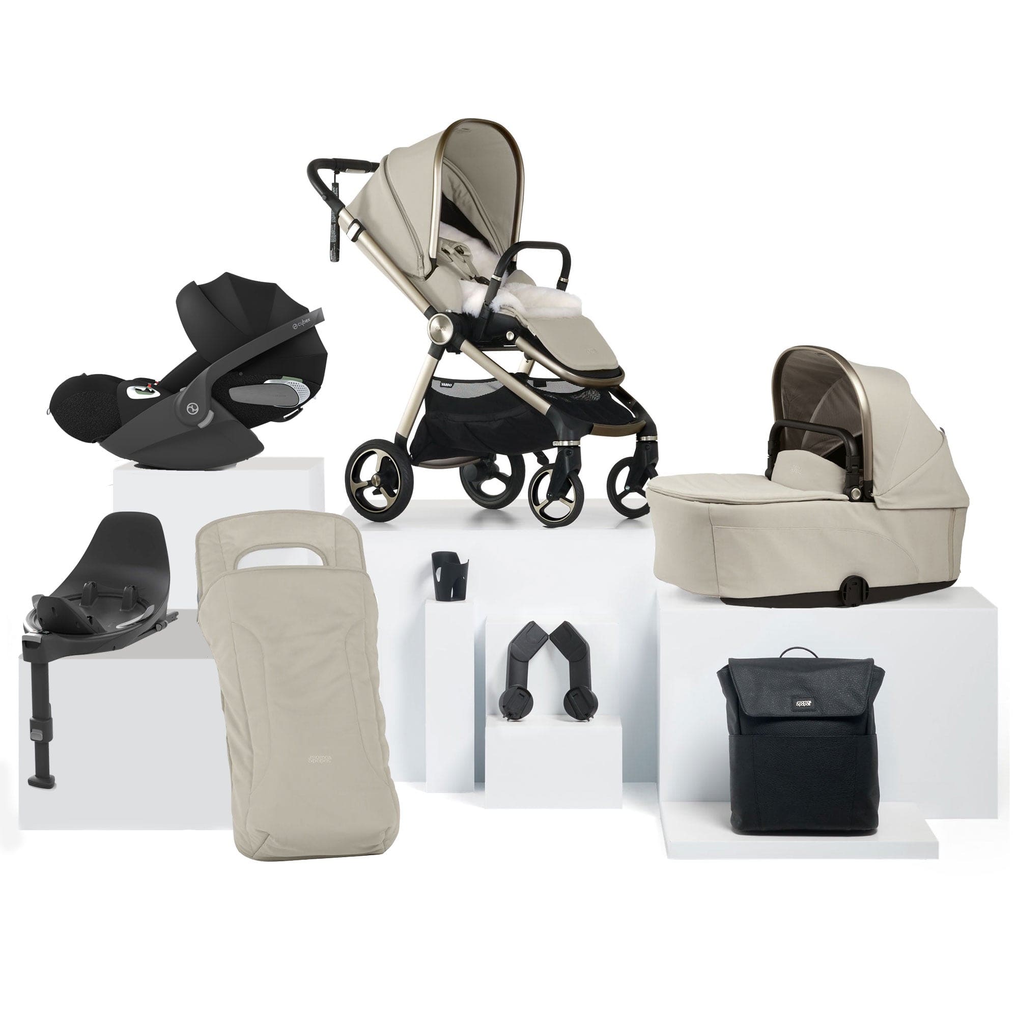 Mamas & Papas travel systems Mamas & Papas Vardo Complete Cybex Bundle - Shell 5243S4300