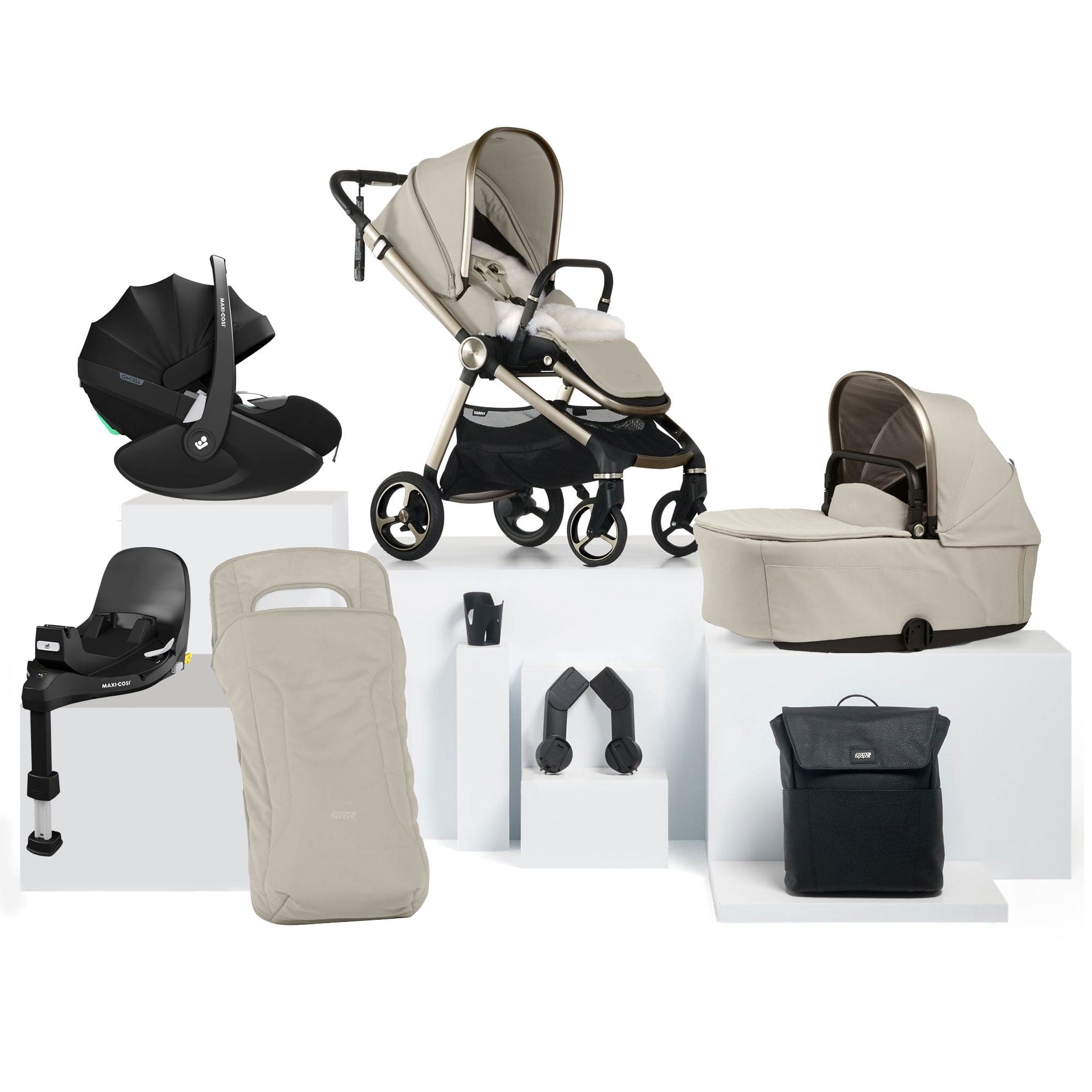 Mamas & Papas travel systems Mamas & Papas Vardo Complete Maxi-Cosi Bundle - Shell 17428-VAR-MAX-PV2