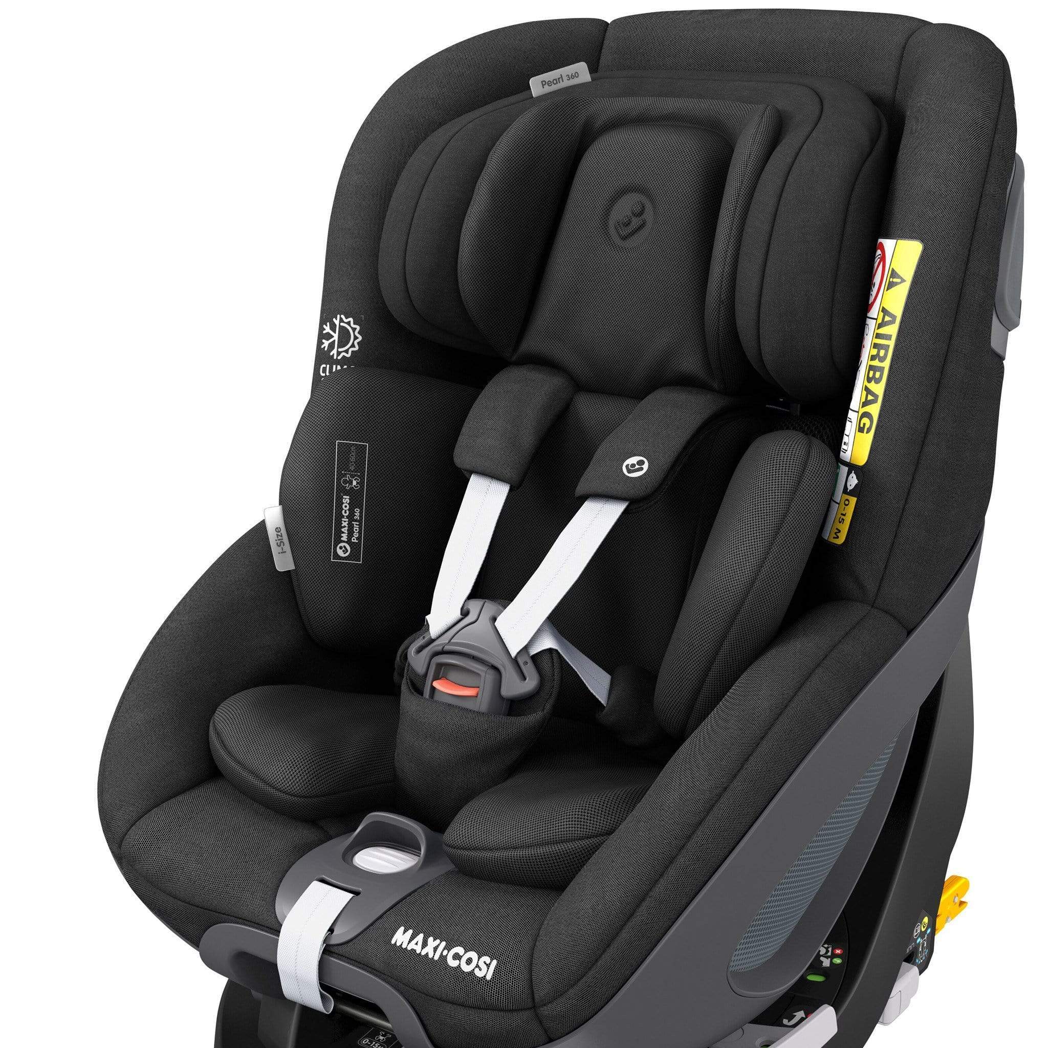 Maxi-Cosi baby car seats Maxi-Cosi Pebble 360, Pearl 360 & Familyfix 360 Base Bundle - Black KF10000048