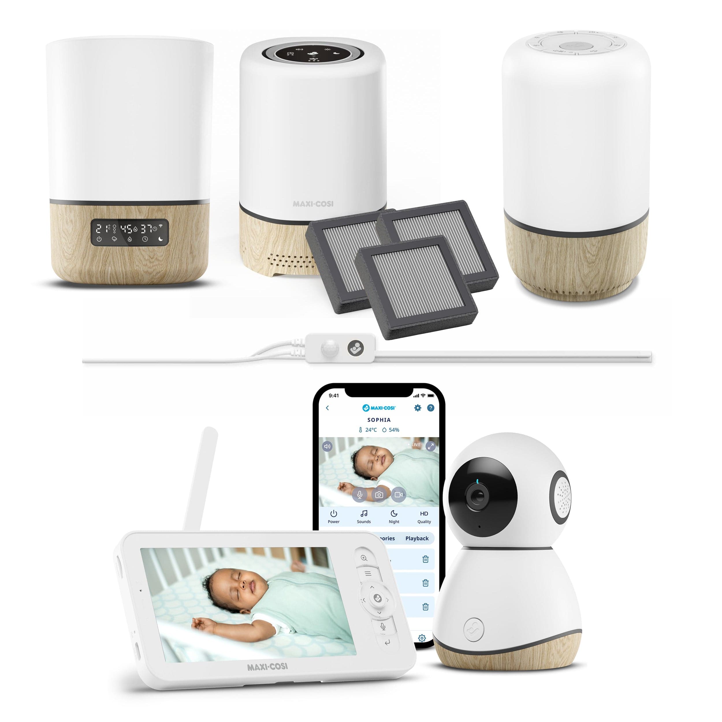 Maxi-Cosi baby monitors Maxi-Cosi Connected Home Ultimate Sleep Bundle 17876-ULT-CON-HOM