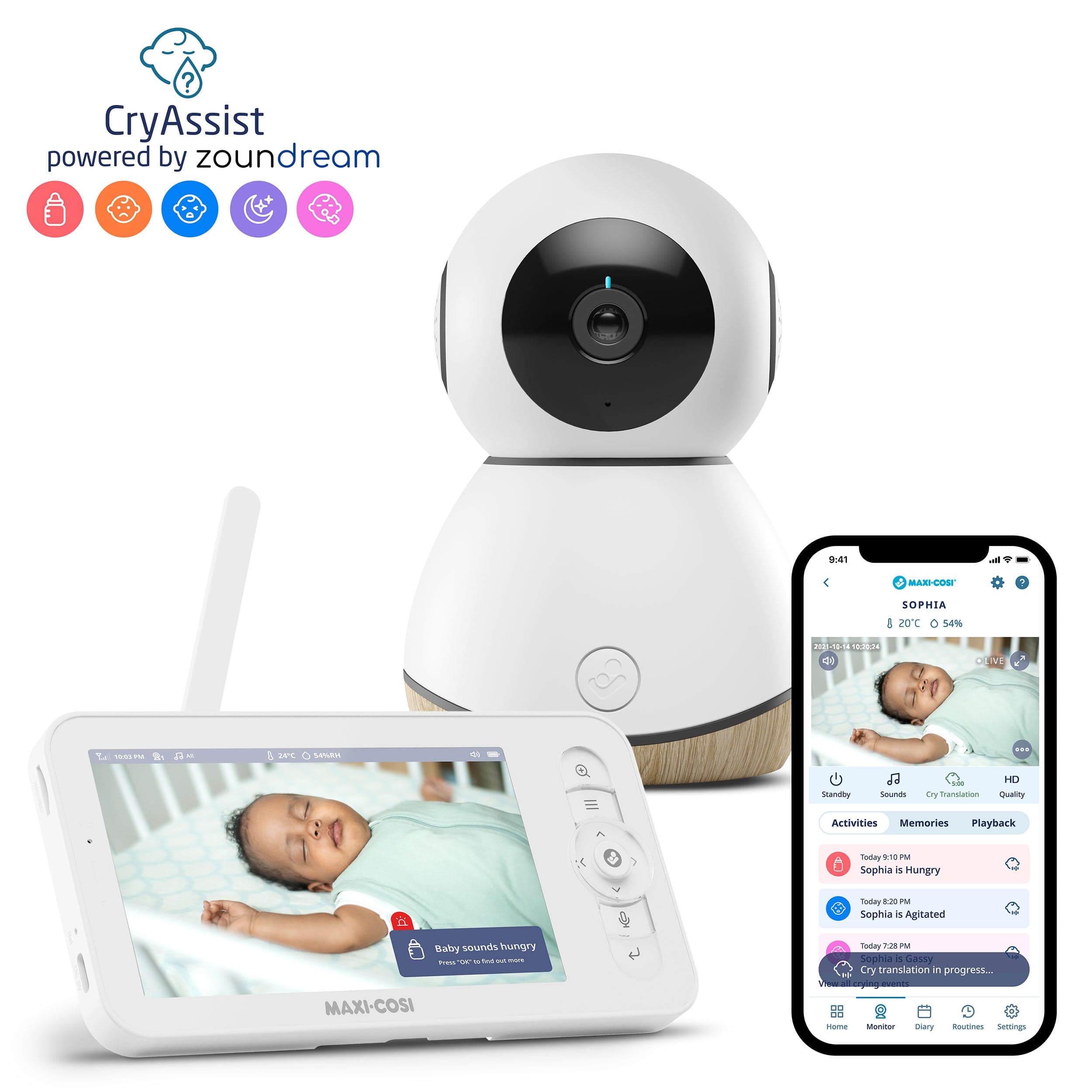 Maxi-Cosi baby monitors Maxi-Cosi See Pro Baby Monitor 3201301000