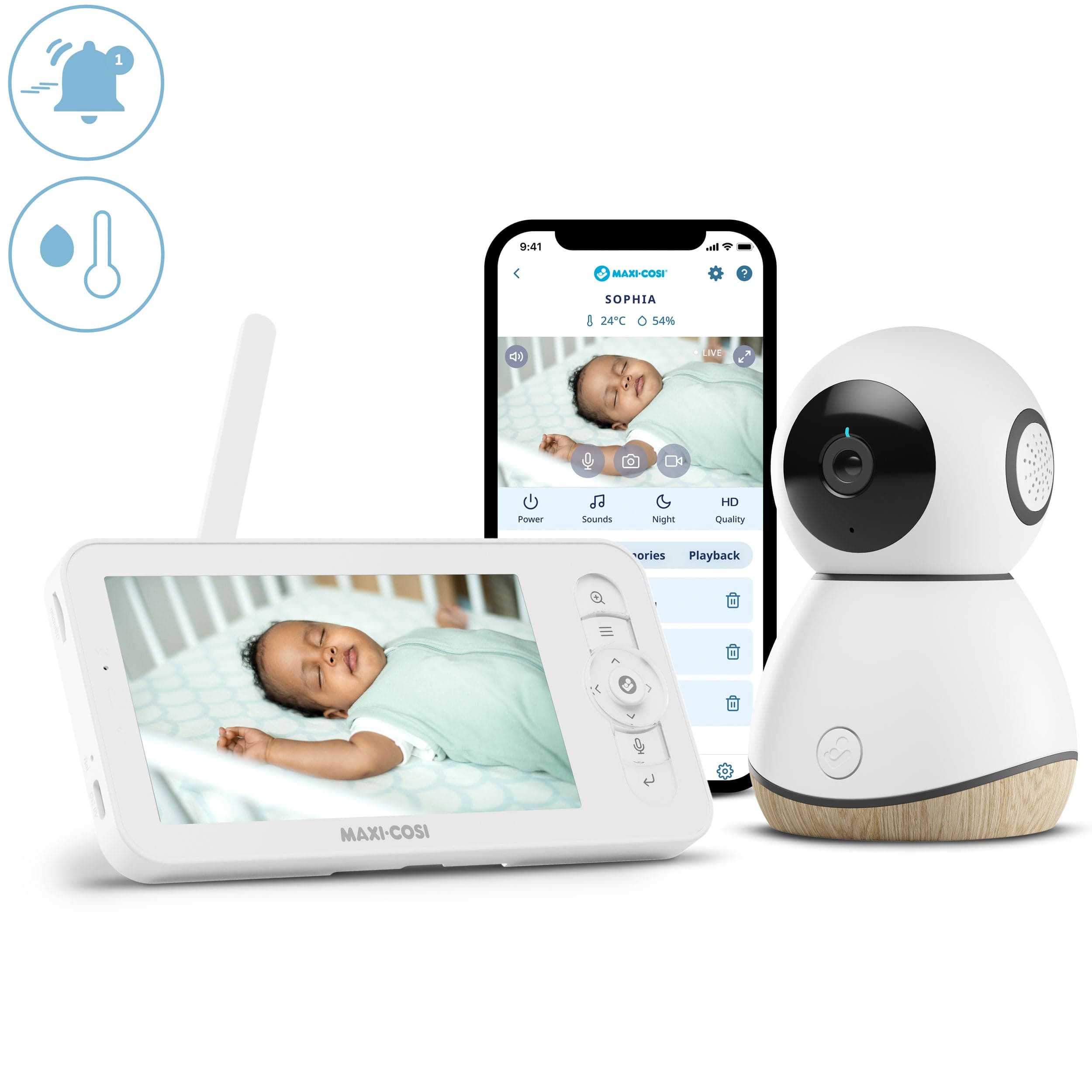 Maxi-Cosi baby monitors Maxi-Cosi See Pro Baby Monitor 3201301000