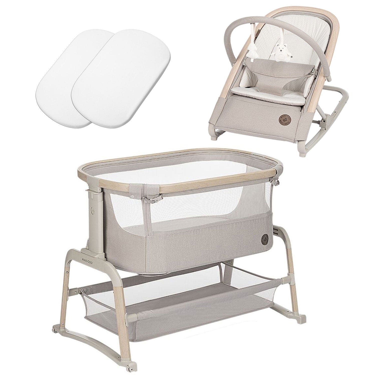 Maxi-Cosi travel cots Maxi-Cosi Home Essential Bundle - Classic Beige 17813-HOME-ESS-BEI