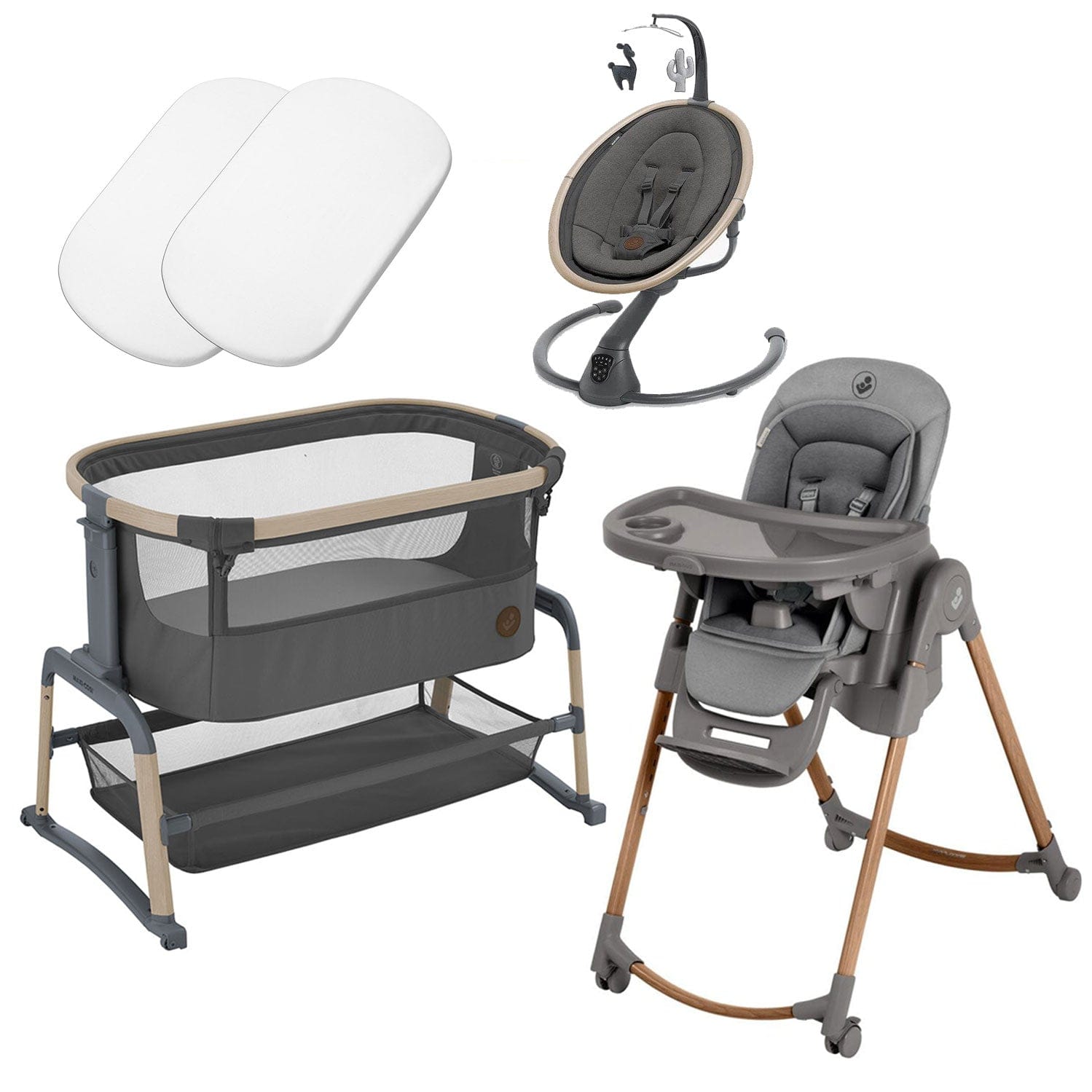 Maxi-Cosi travel cots Maxi-Cosi Home Premium Bundle - Beyond Graphite 17816-HOME-PRE-GRA