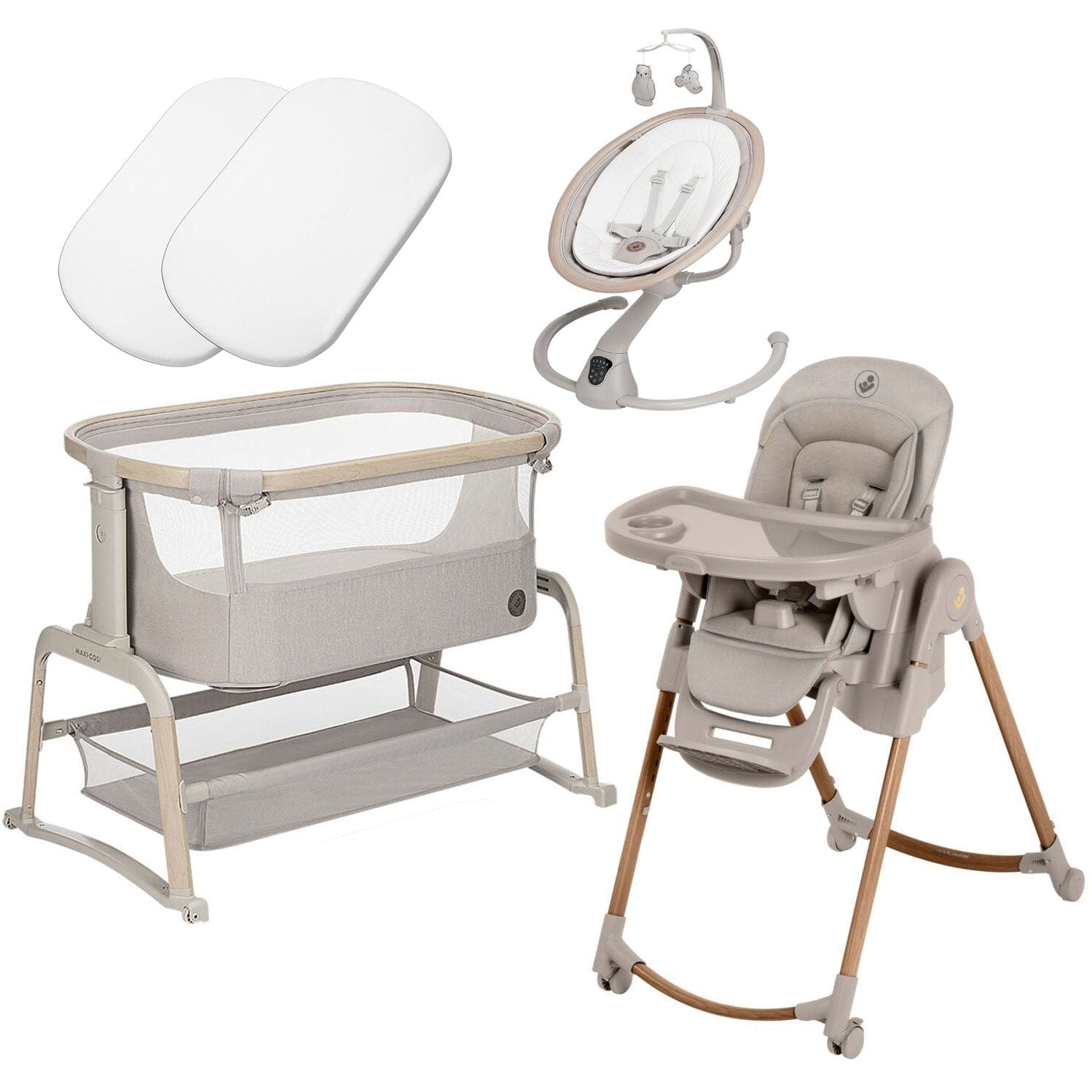 Maxi-Cosi travel cots Maxi-Cosi Home Premium Bundle - Classic Beige 17818-HOME-PRE-BEI