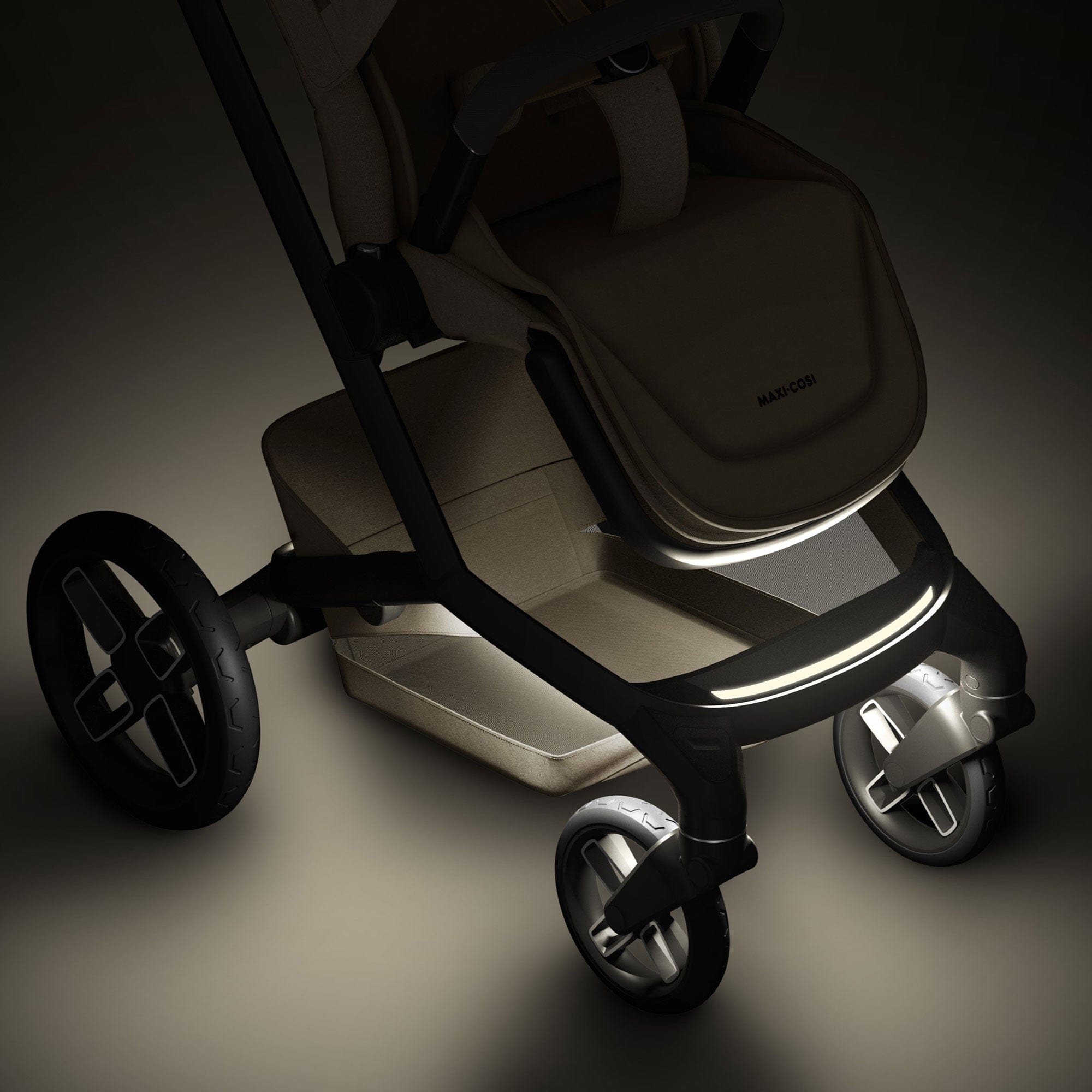 Maxi-Cosi travel systems Maxi-Cosi FAME Travel System in Twillic Truffle (Black Wheels) KF63300000