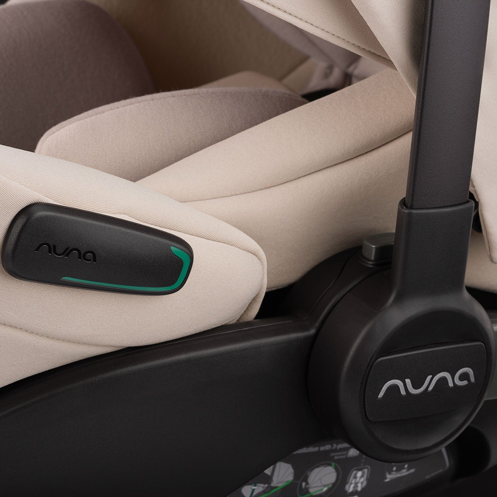 Nuna baby car seats Nuna ARRA Flex Infant Carrier - Biscotti