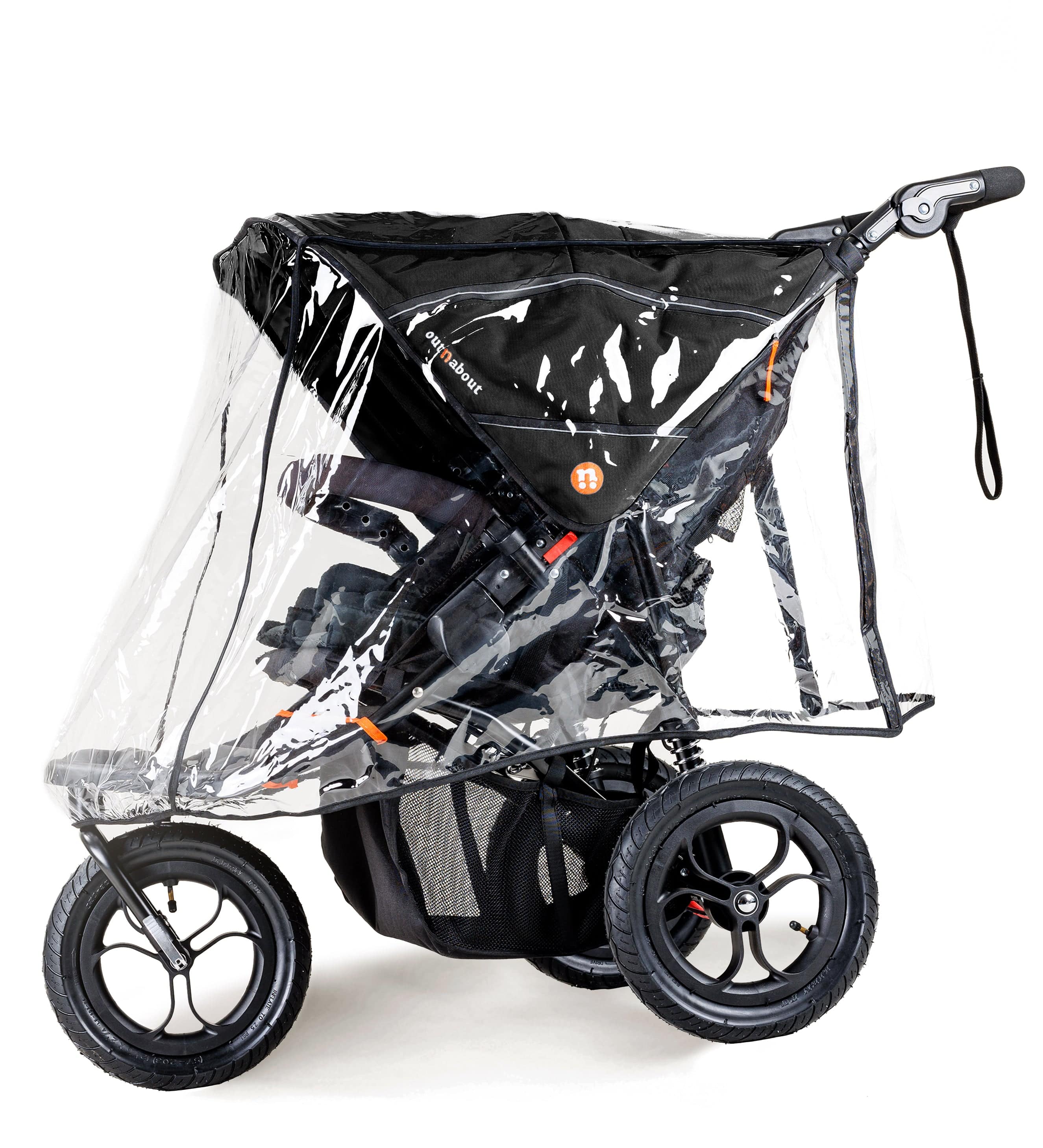 Out n About 3 Wheeler Pushchair Bundles Out n About Nipper Double Twin Starter Kit in Summit Black 15712-DTW-START-SBLACK