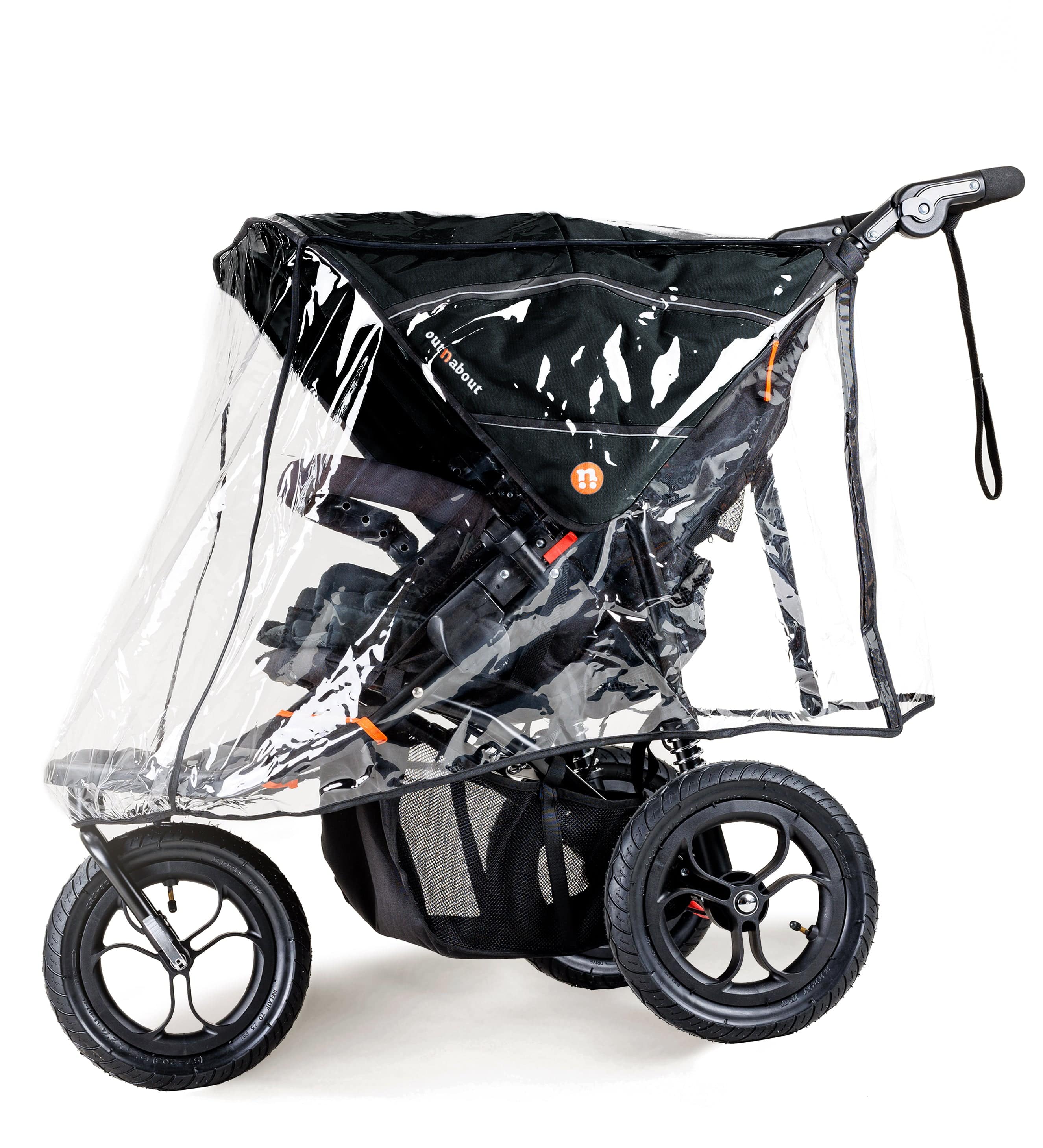 Out n About 3 Wheeler Pushchair Bundles Out n About Nipper Double Twin Starter Kit in Forest Black 15716-DTW-START-FBLACK