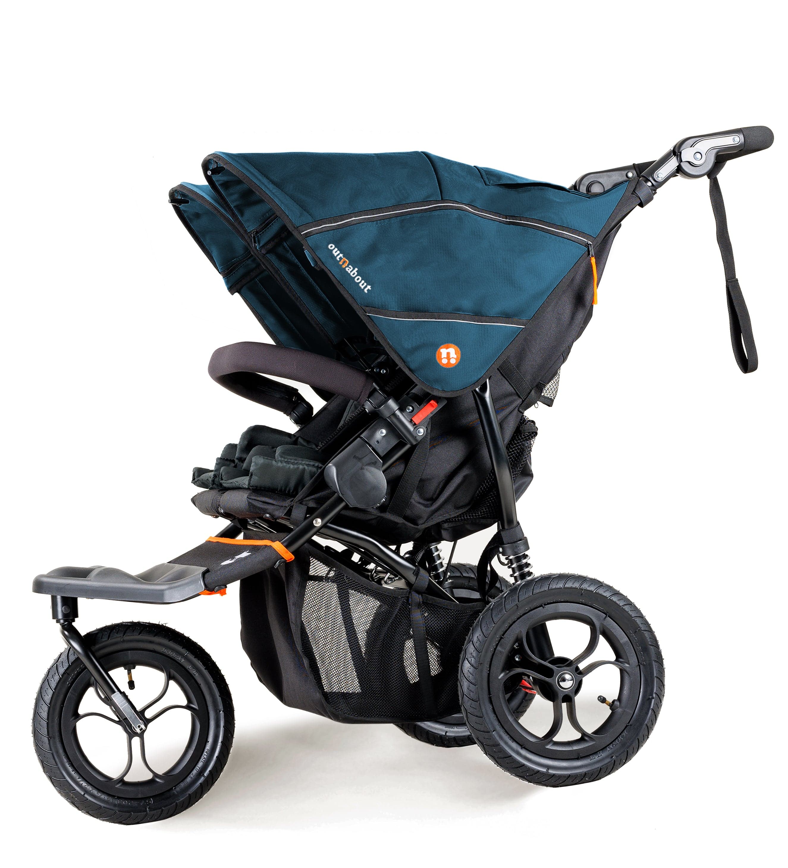 Out n About 3 Wheeler Pushchair Bundles Out n About Nipper Double Twin Ultimate Kit in Highland Blue 15741-DTW-ULT-BLU