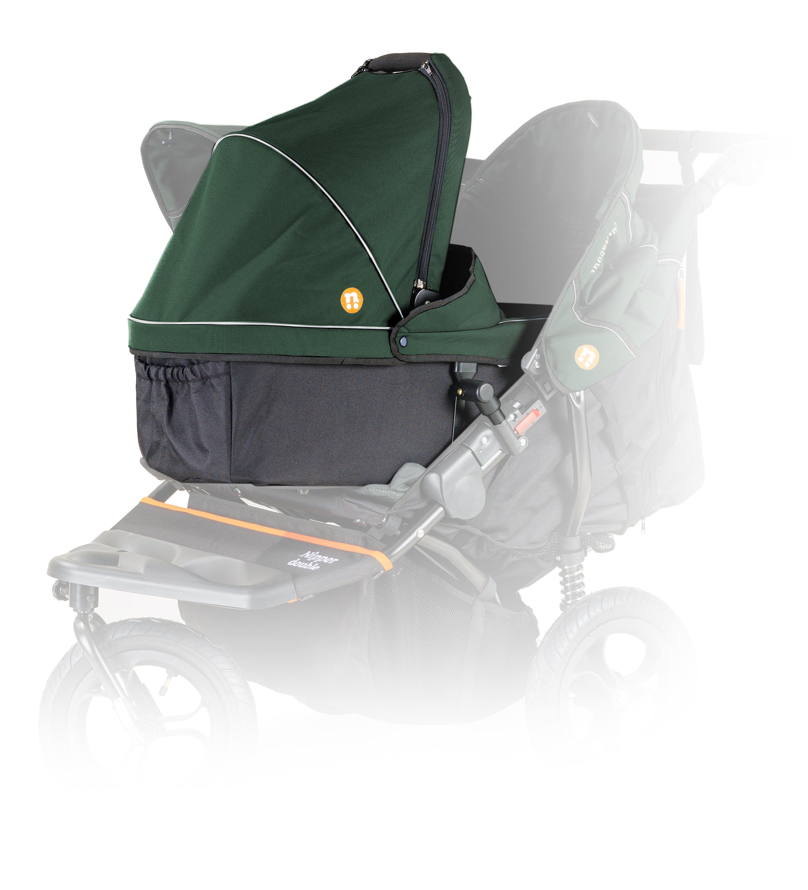 Out n About 3 Wheeler Pushchair Bundles Out n About Nipper Double Duo Starter Kit in Sycamore Green 15751-DTN-STA-GRE