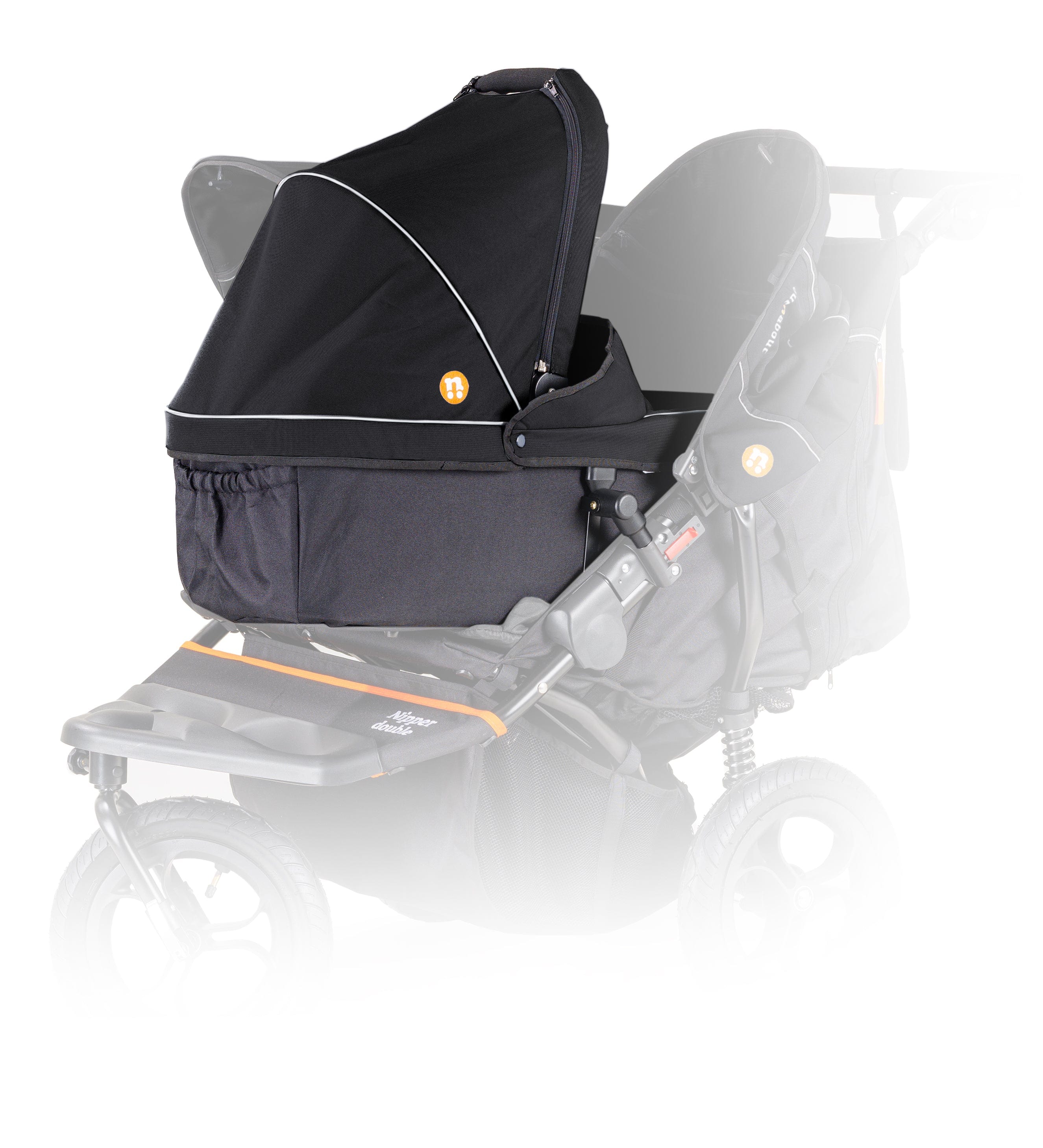 Out n About 3 Wheeler Pushchair Bundles Out n About Nipper Double Duo Essentials Kit in Summit Black 15757-DTN-ESS-SBL