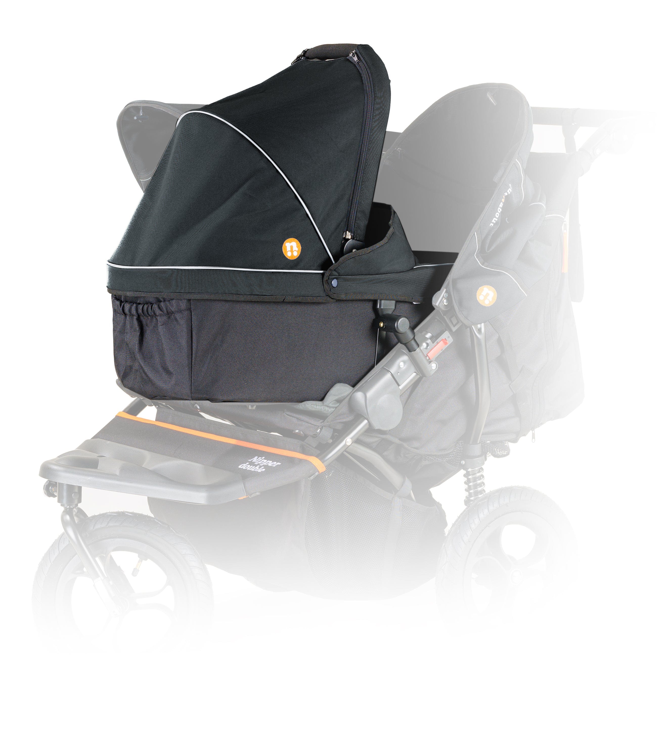 Out n About 3 Wheeler Pushchair Bundles Out n About Nipper Double Duo Essentials Kit in Forest Black 15761-DTN-ESS-FBL