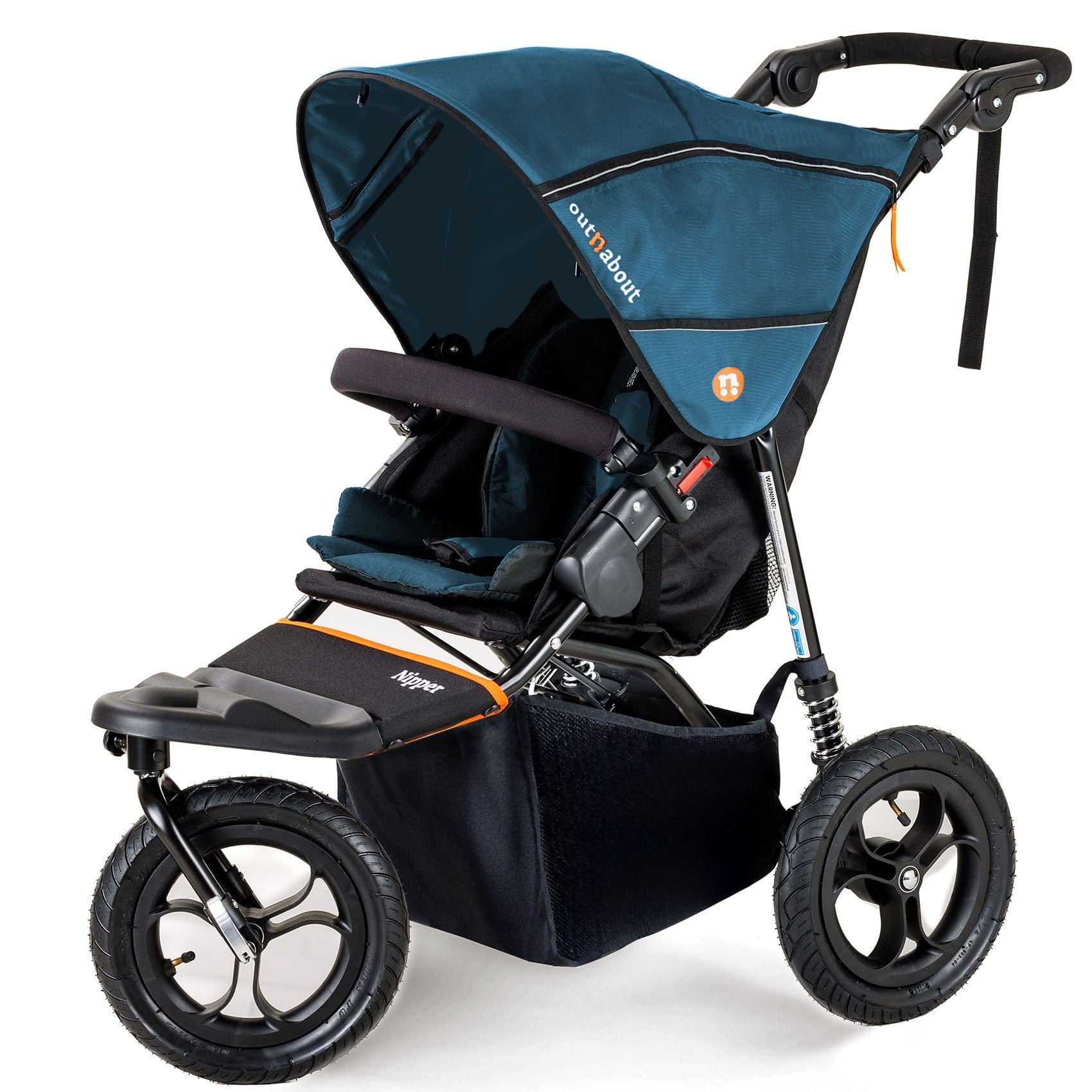 Out n About 3 Wheeler Pushchair Bundles Out n About Nipper Single Starter Kit in Highland Blue 15799-SGL-BLU