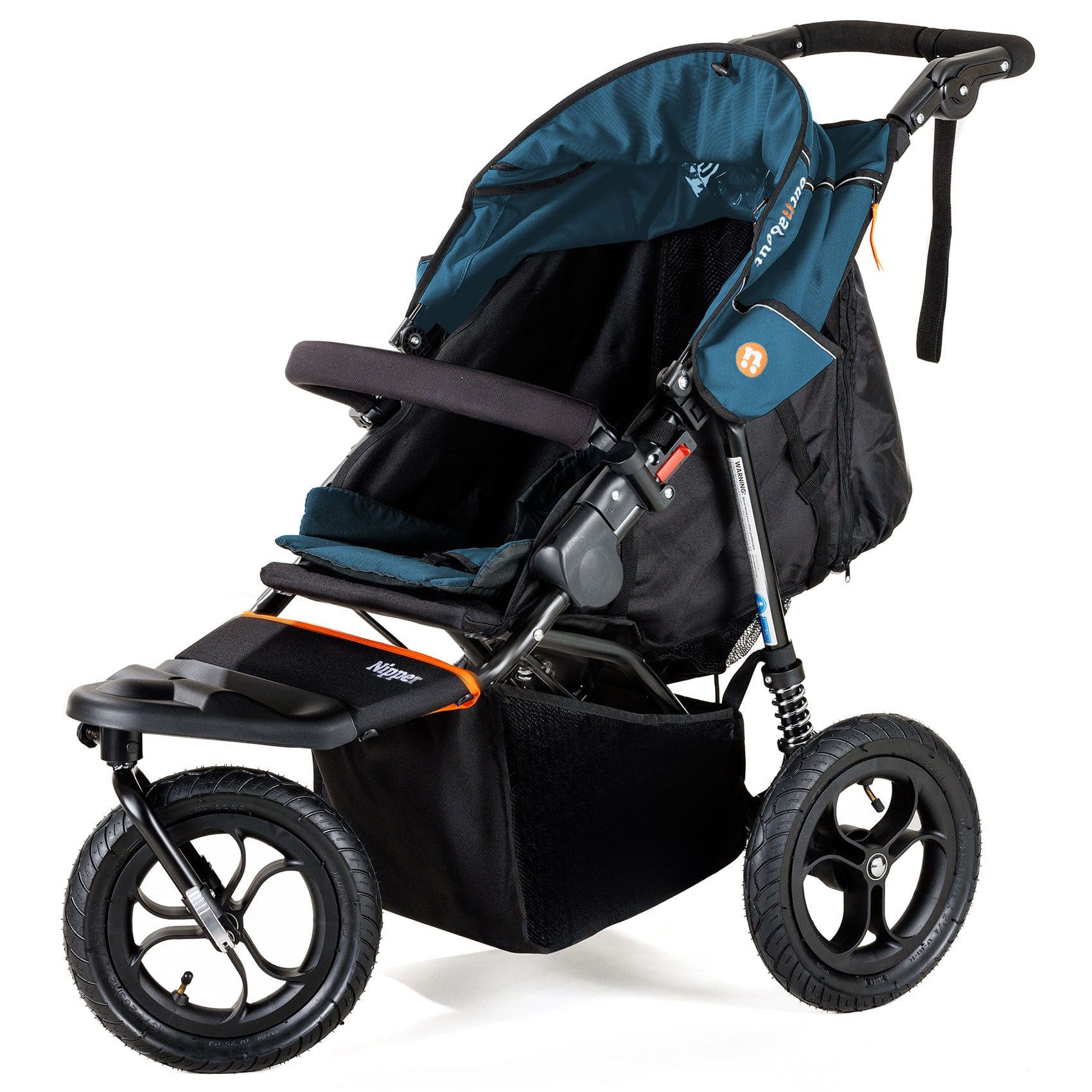 Out n About 3 Wheeler Pushchair Bundles Out n About Nipper Single Starter Kit in Highland Blue 15799-SGL-BLU