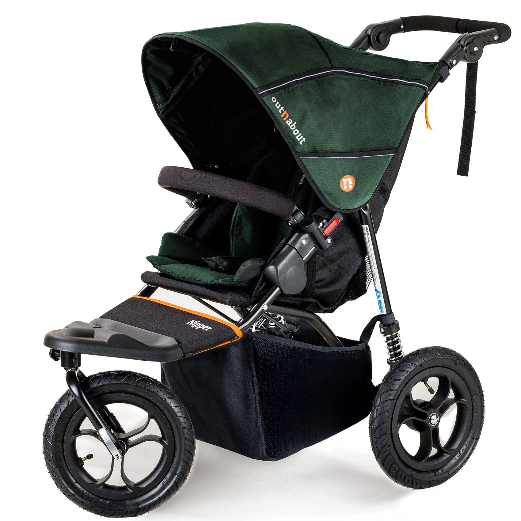 Out n About 3 Wheeler Pushchair Bundles Out n About Nipper Single Starter Kit in Sycamore Green 15801-SGL-GRE