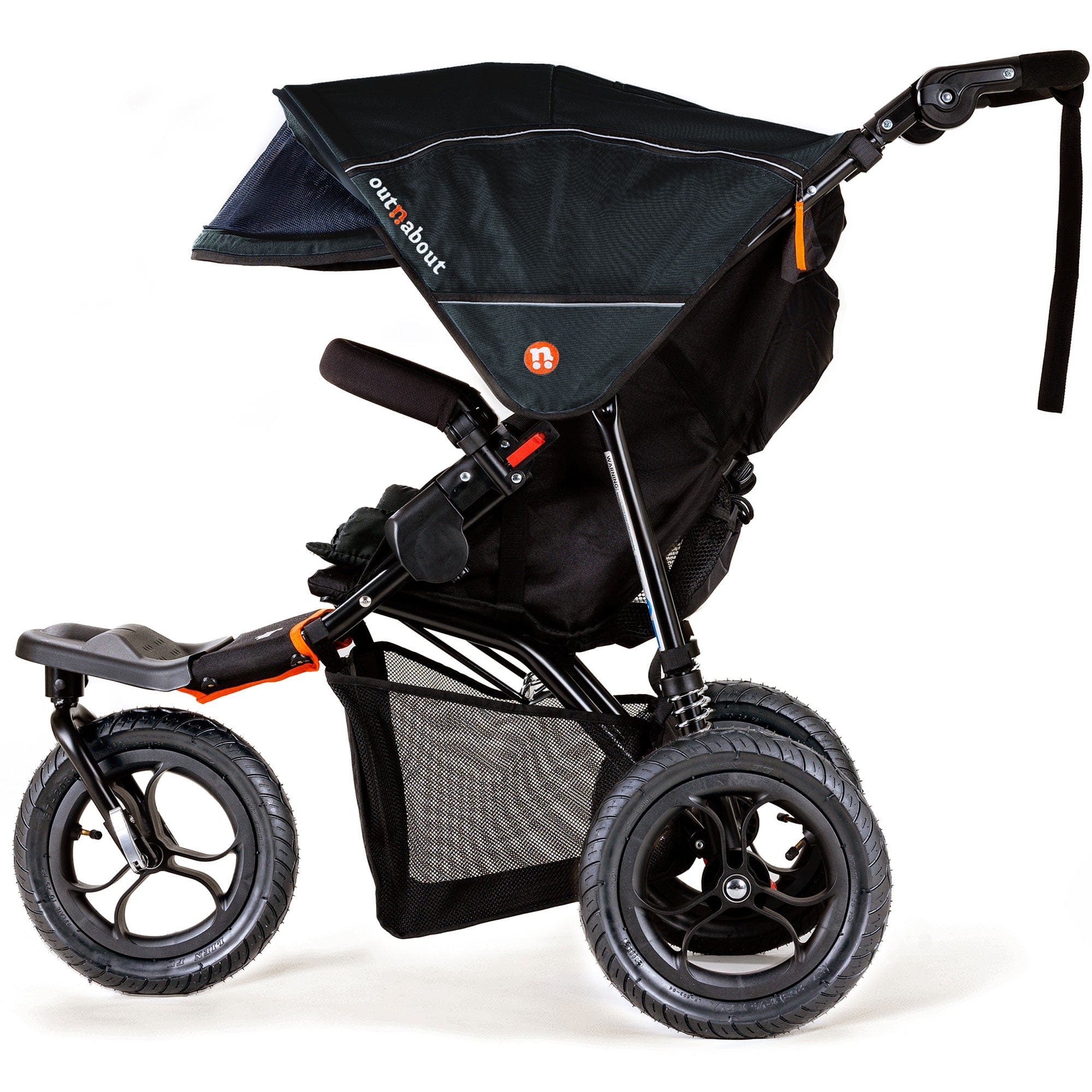 Out n About 3 Wheeler Pushchair Bundles Out n About Nipper Single Essentials Kit in Forest Black 15804-SGL-FBL