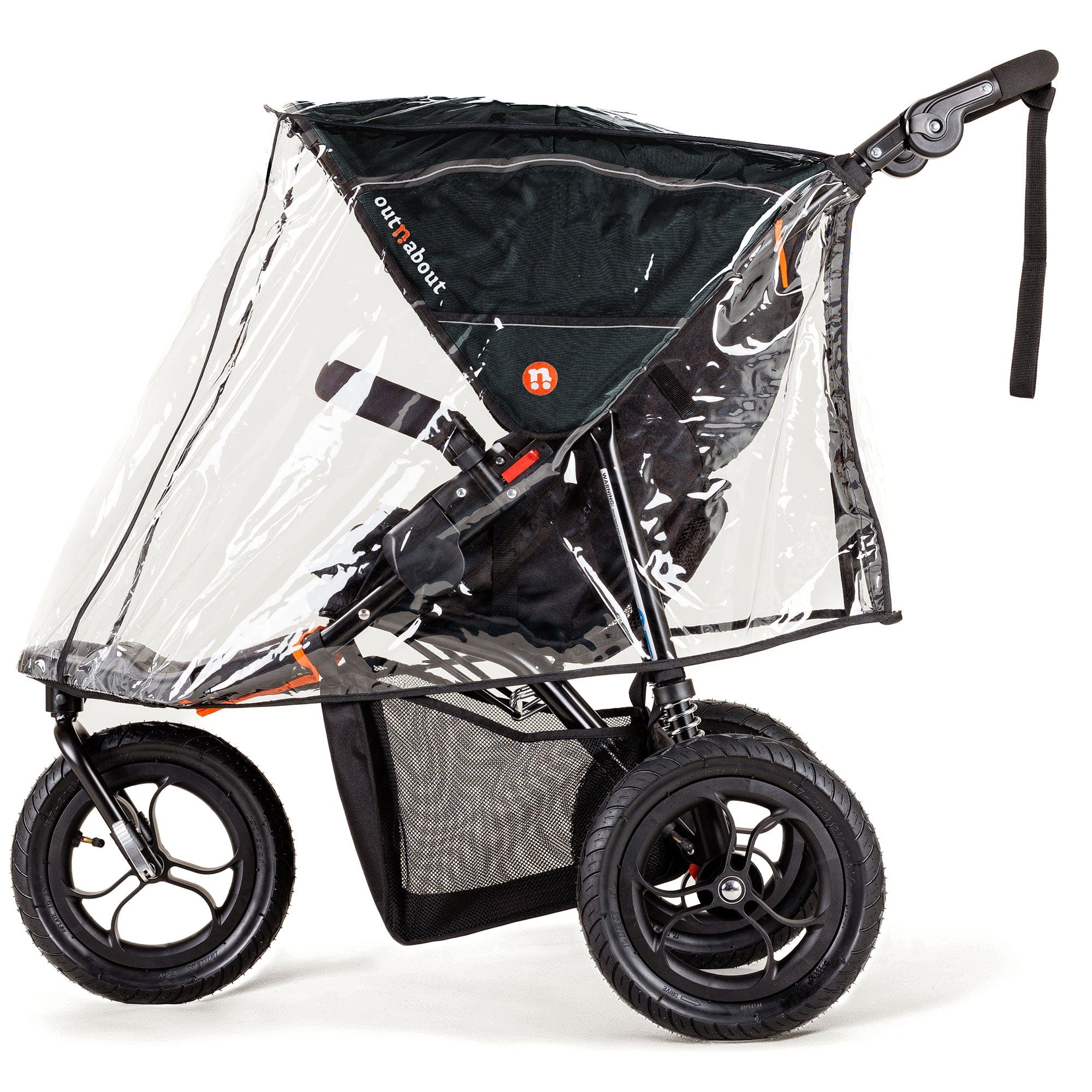 Out n About 3 Wheeler Pushchair Bundles Out n About Nipper Single Essentials Kit in Forest Black 15804-SGL-FBL