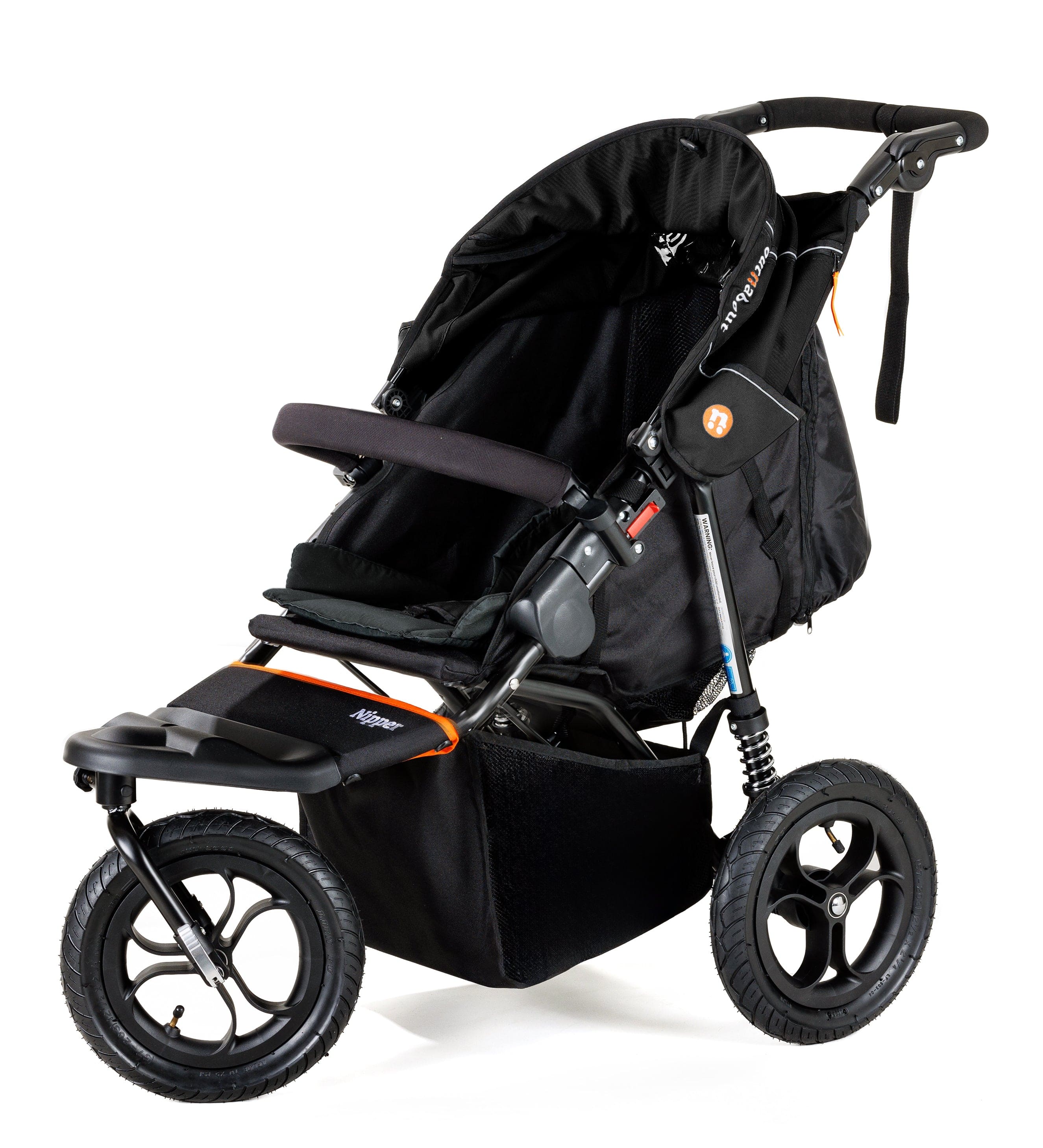 Out n About 3 Wheeler Pushchair Bundles Out n About Nipper Single Ultimate Kit in Summit Black 15812-SGL-SBL