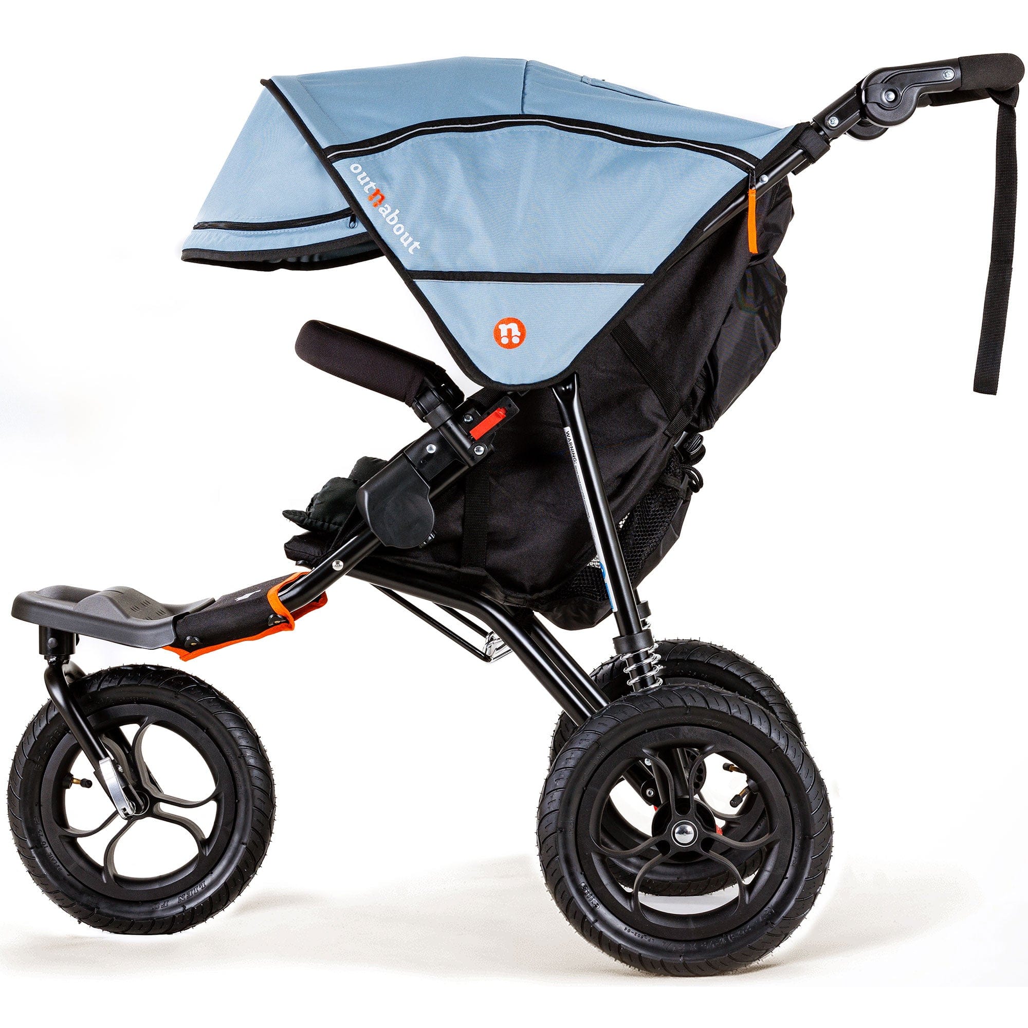 Out n About 3 Wheeler Pushchair Bundles Out n About Nipper Single Comfort Kit in Rock Salt Grey 15818-SGL-RSG