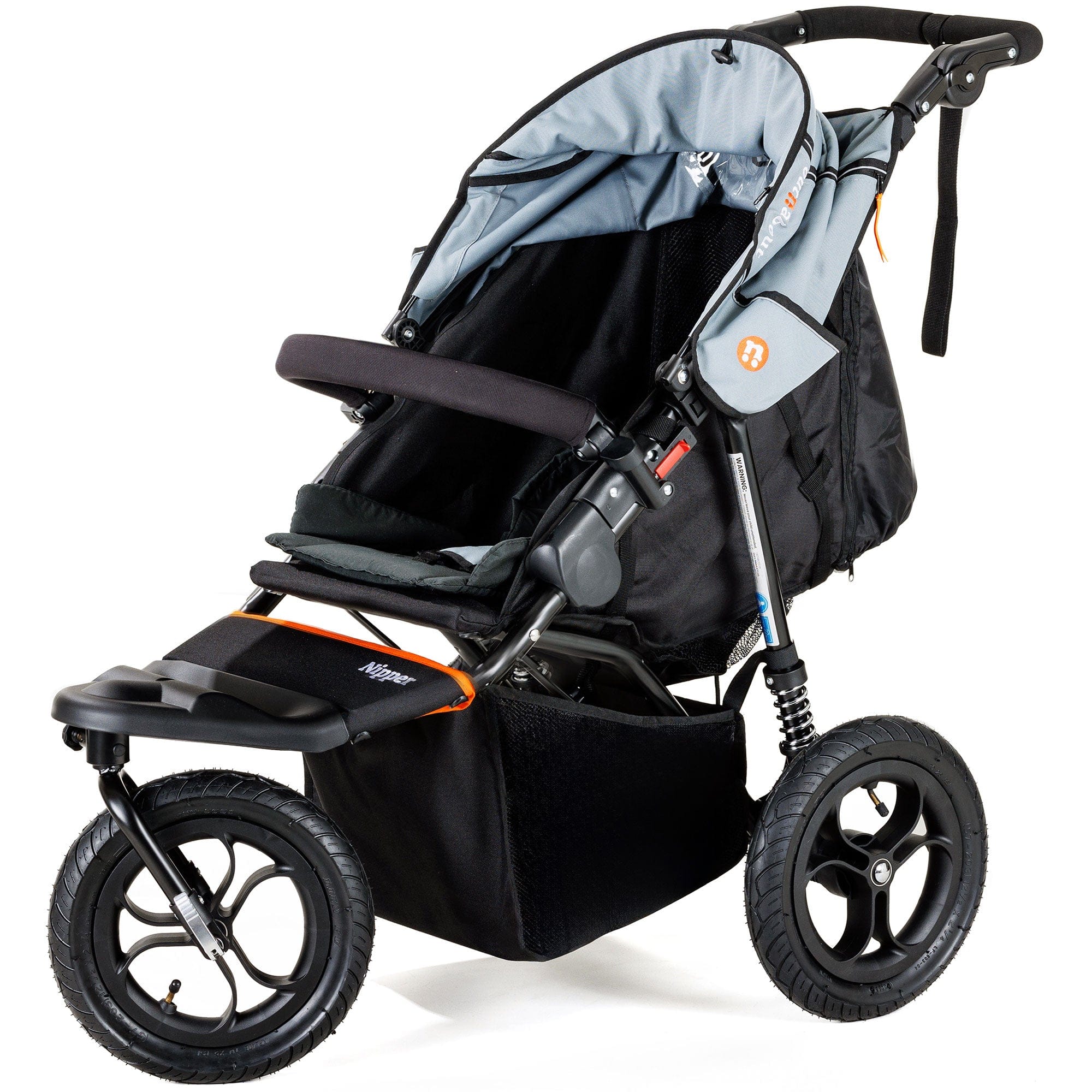 Out n About 3 Wheeler Pushchair Bundles Out n About Nipper Single Essentials Kit in Rock Salt Grey 15879-SGL-RSG