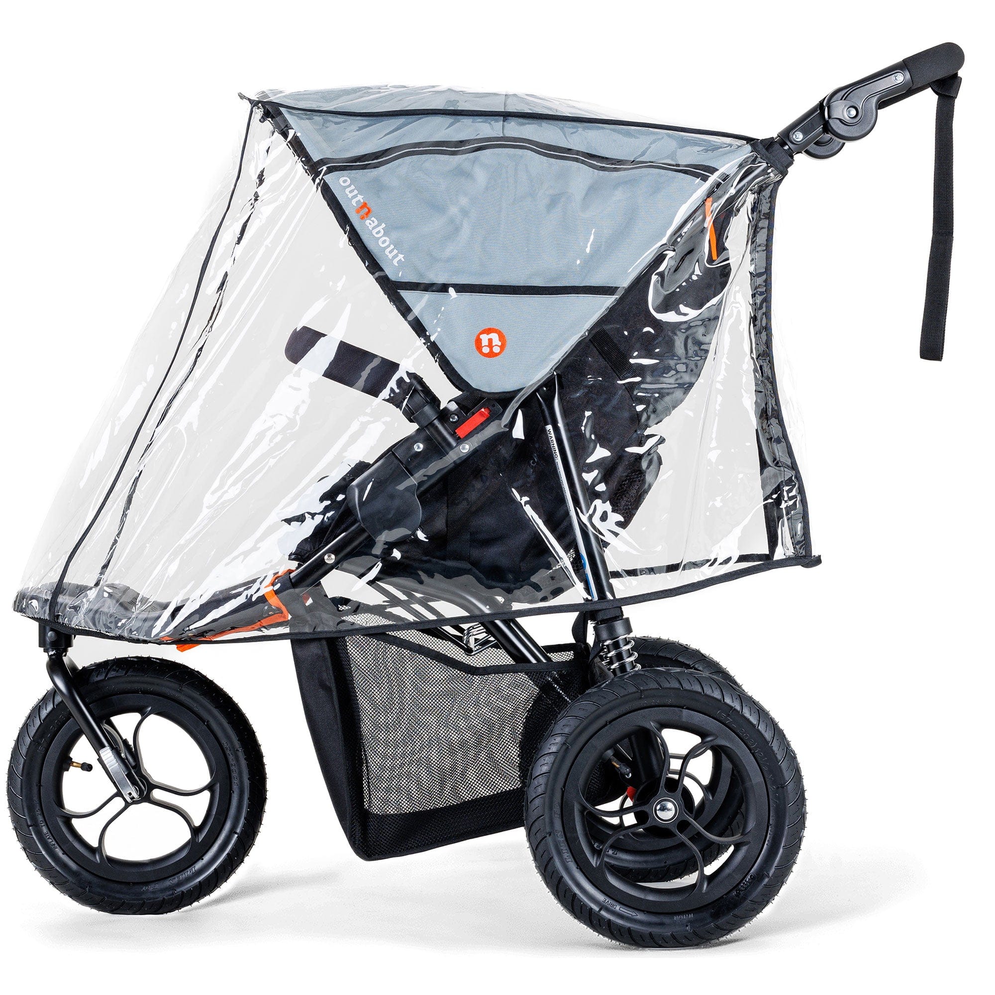 Out n About 3 Wheeler Pushchair Bundles Out n About Nipper Single Essentials Kit in Rock Salt Grey 15879-SGL-RSG