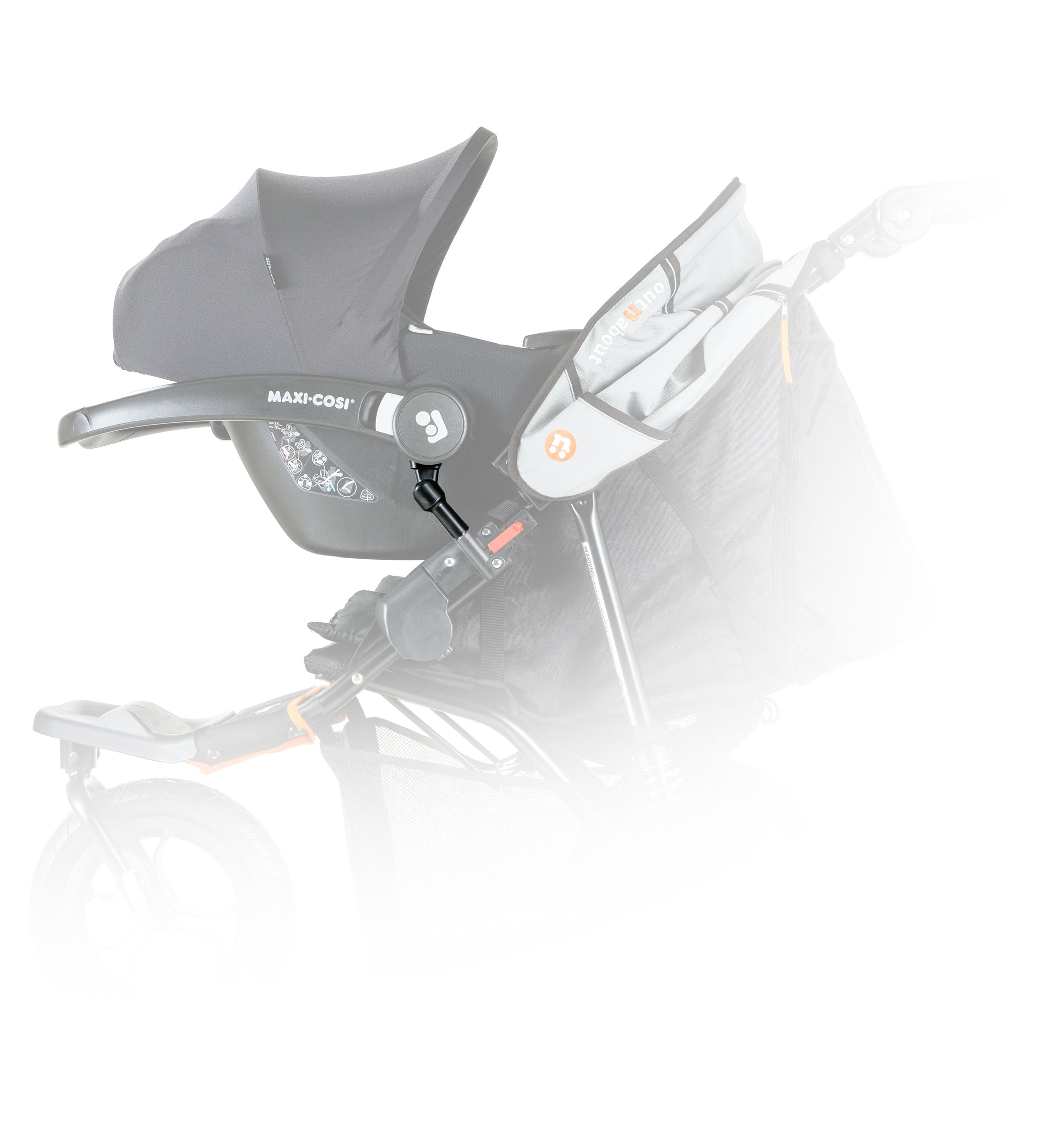 Out n About 3 Wheeler Pushchair Bundles Out n About Nipper Single Maxi-Cosi Comfort Kit in Highland Blue