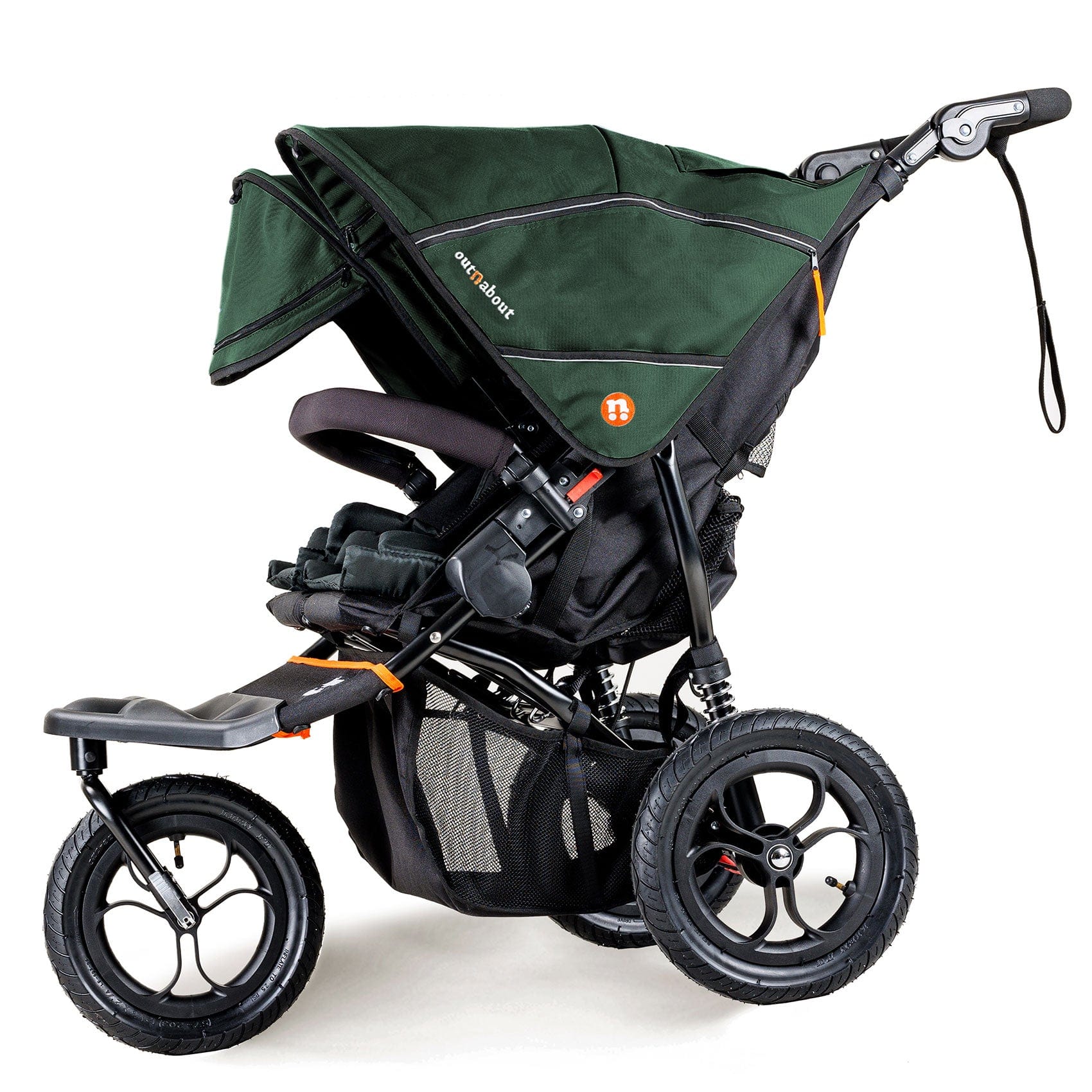 Double stroller green on sale