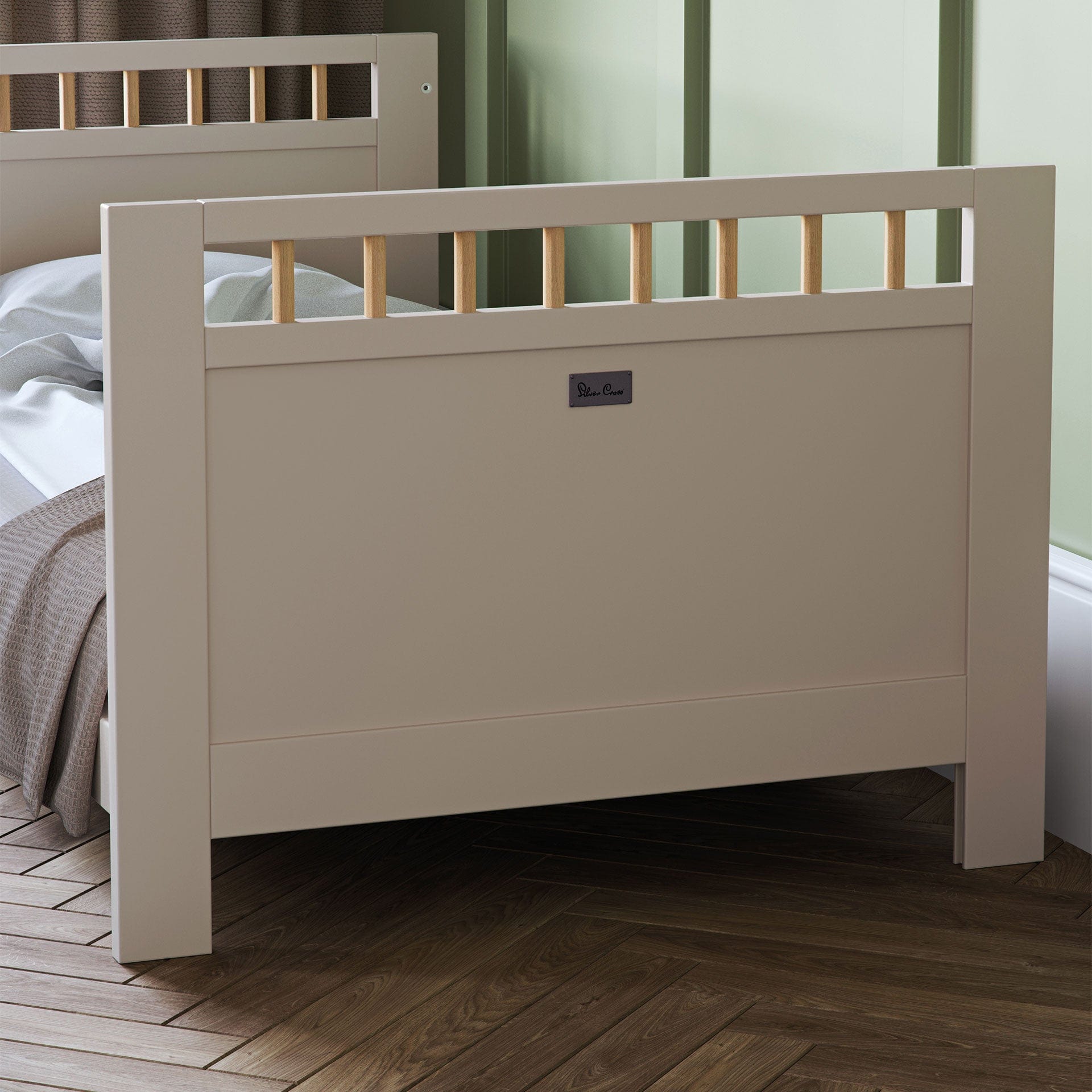 Silver Cross baby cot beds Silver Cross Seville Cot Bed (Cashmere Oak)