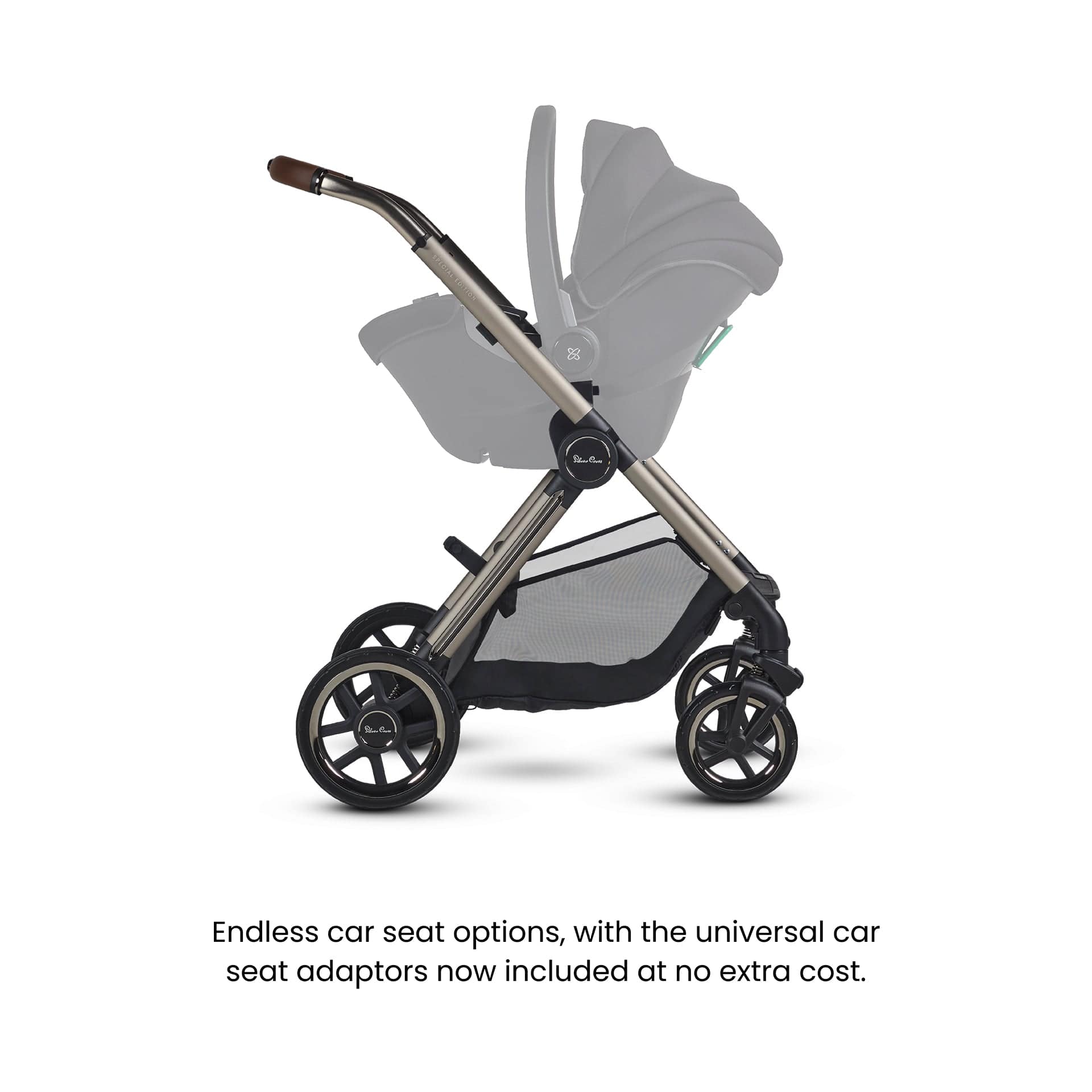 Silver Cross Baby Prams Silver Cross Reef 2 Special Edition Cybex Travel System - Frappe