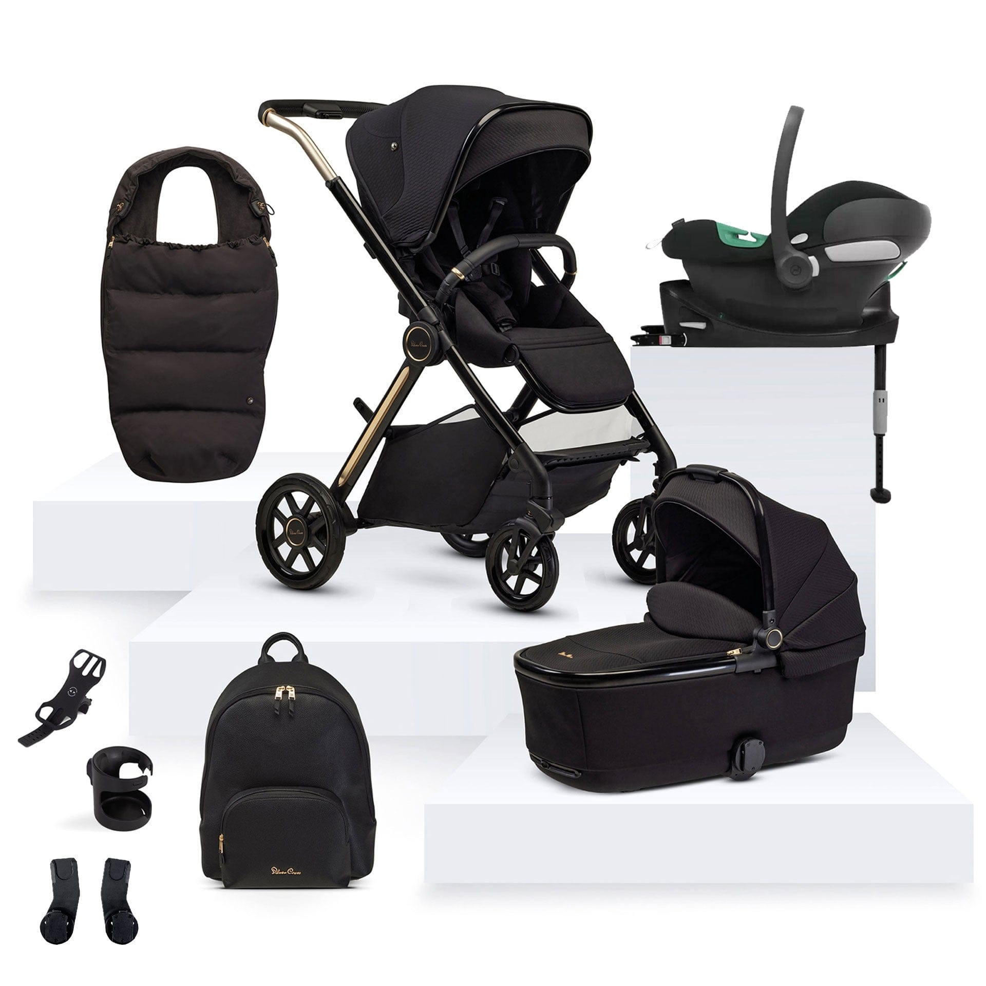 Silver Cross baby prams Silver Cross Reef 2 Special Edition Cybex Travel System - Espresso 18225-ESP