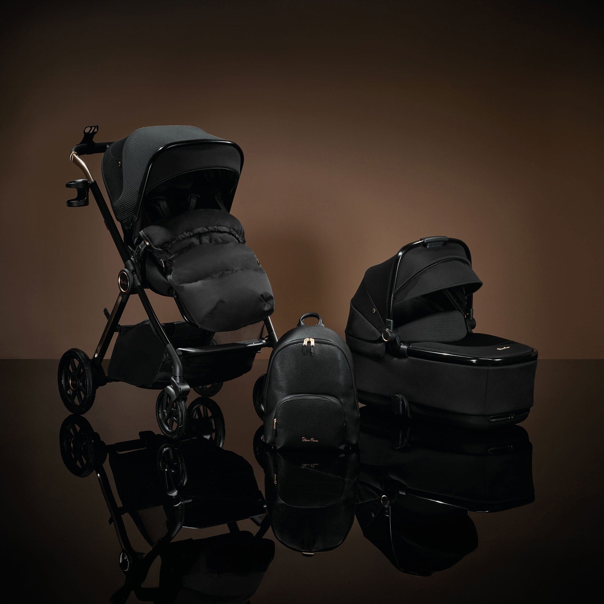 Silver Cross baby prams Silver Cross Reef 2 Special Edition Cybex Travel System - Espresso