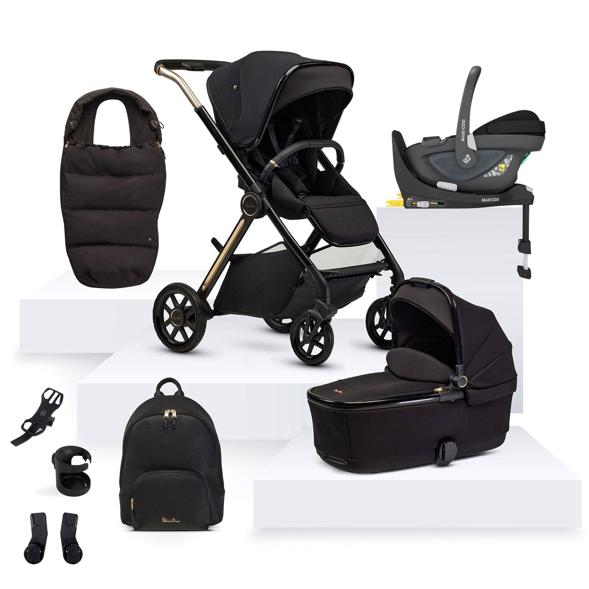 Silver Cross baby prams Silver Cross Reef 2 Special Edition Maxi-Cosi Travel System - Espresso 18229-ESP-4