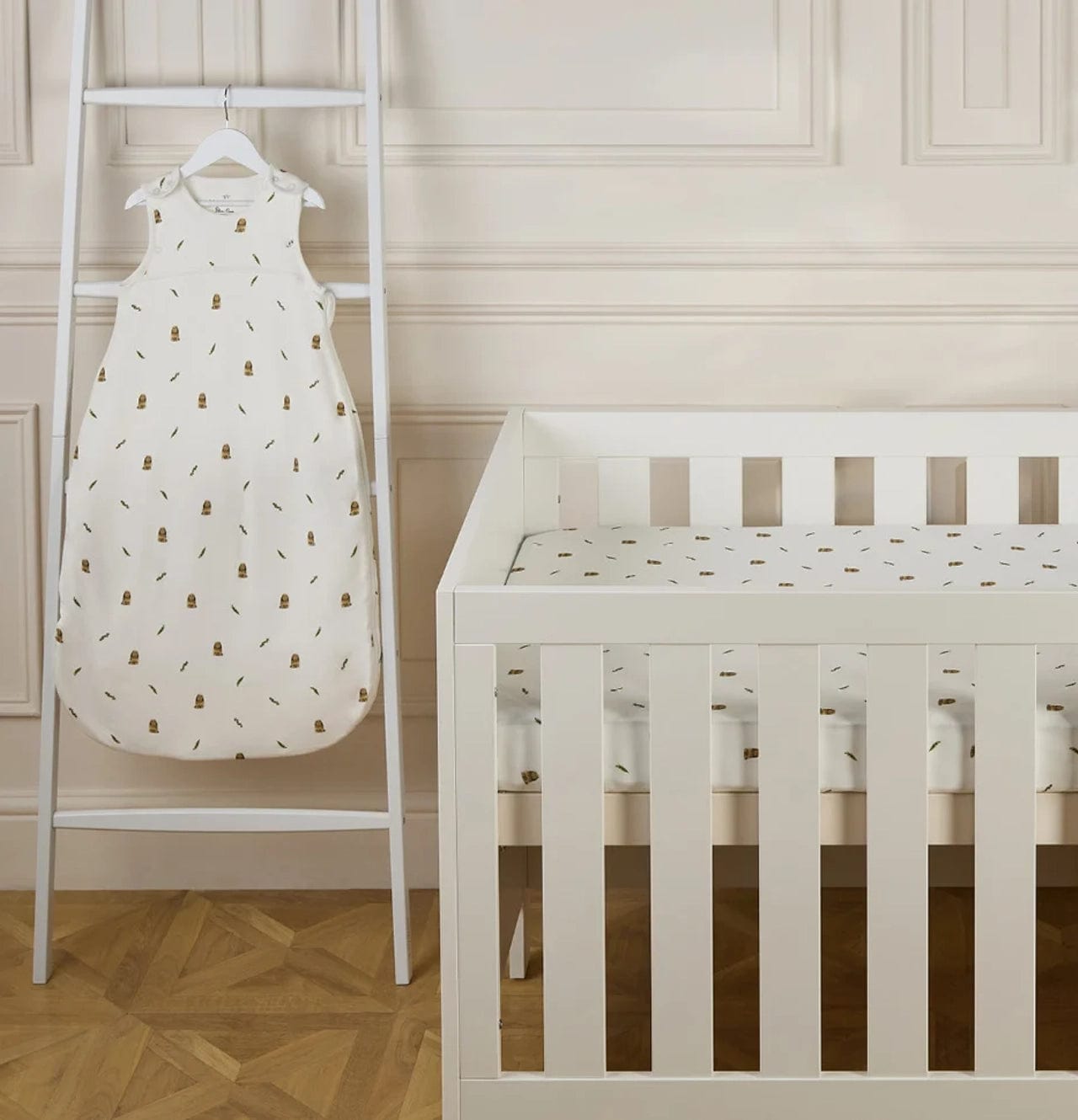 Silver Cross Cot Bed Starter Bundle Bunny Print