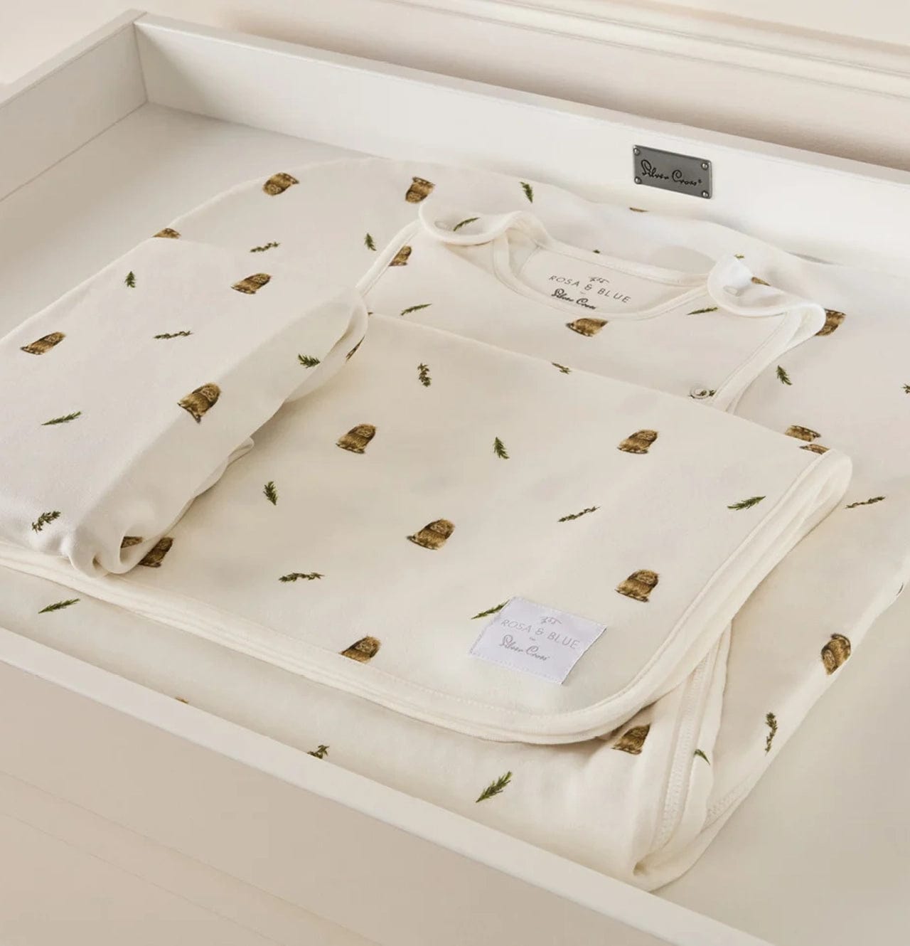 Silver Cross Silver Cross Bedding Silver Cross New Arrival Bedding Bundle - Bunny Print SX1515.BN